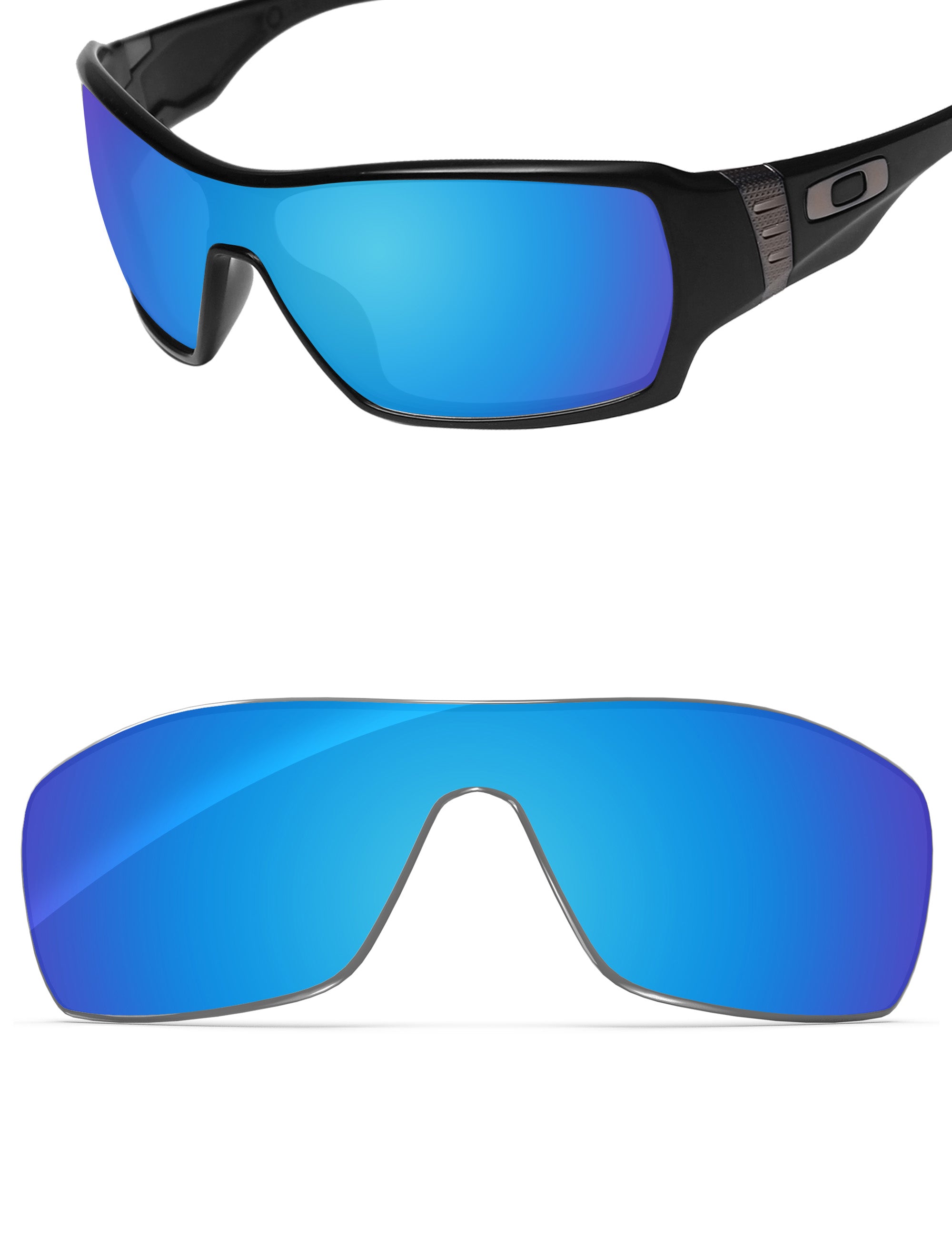 Sky Blue FlashMirror™-Non-Polarized