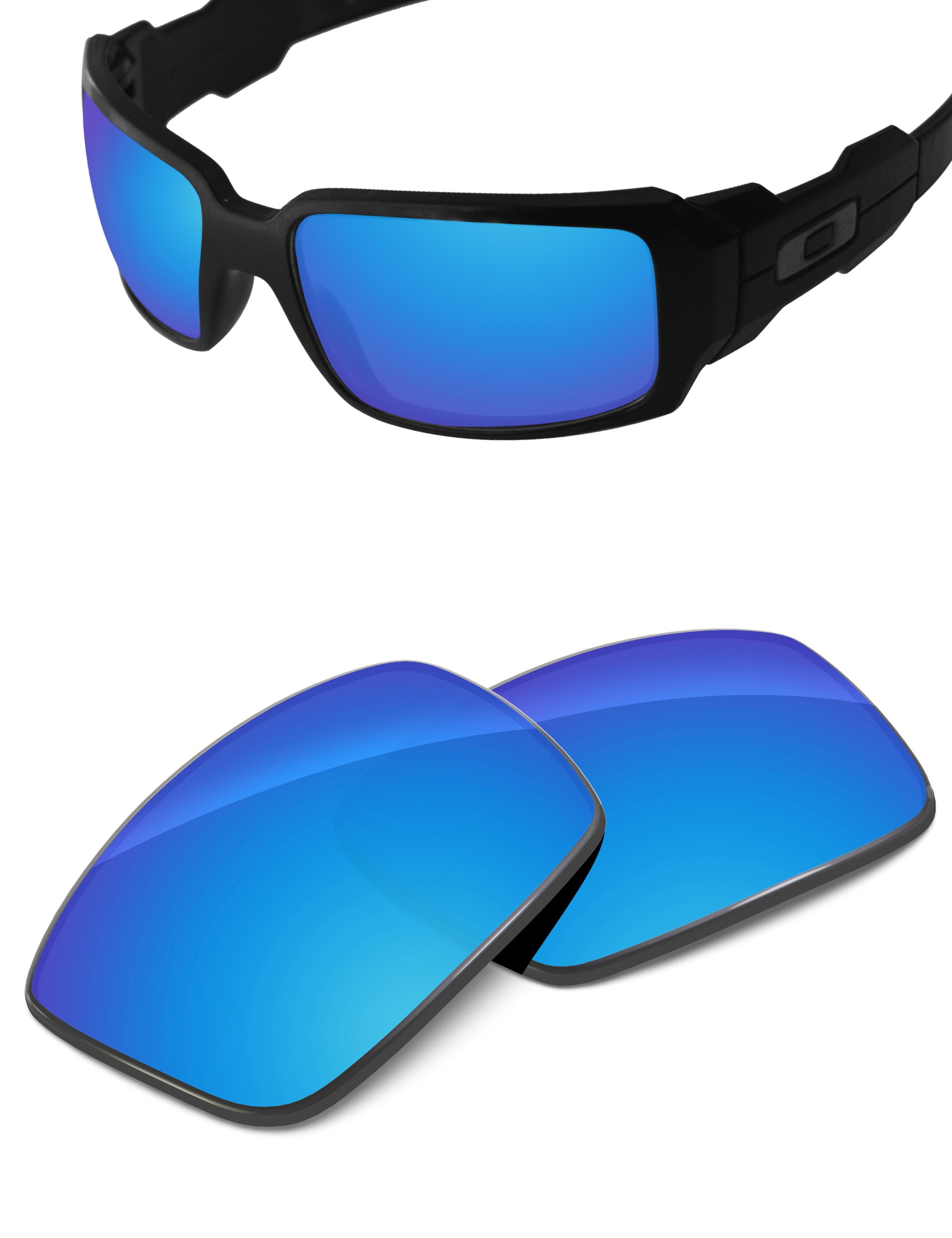 Sky Blue FlashMirror™-Non-Polarized
