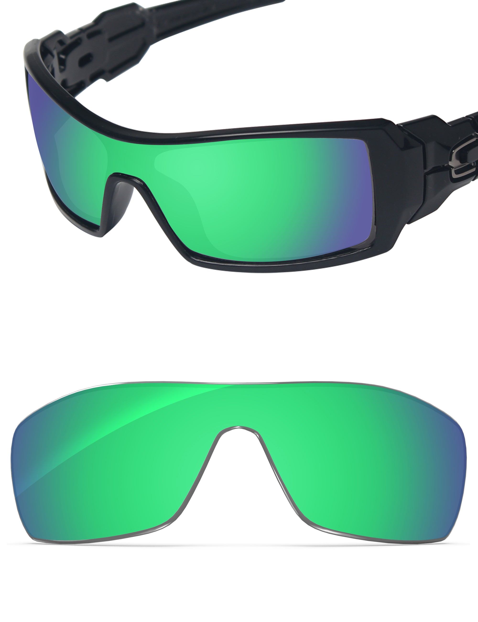 Emerald Green FlashMirror™-Non-Polarized