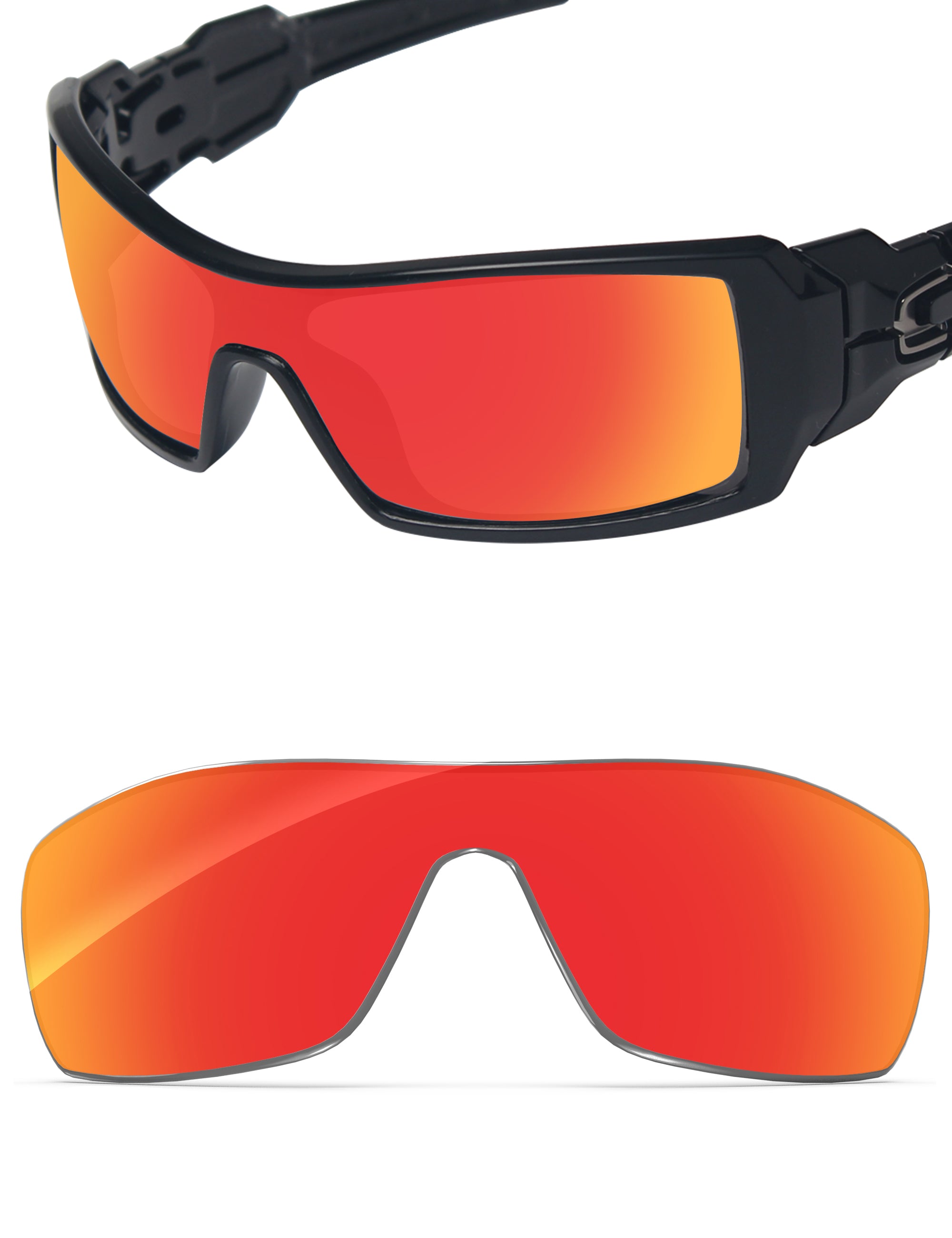 Fire Red FlashMirror™-Non-Polarized