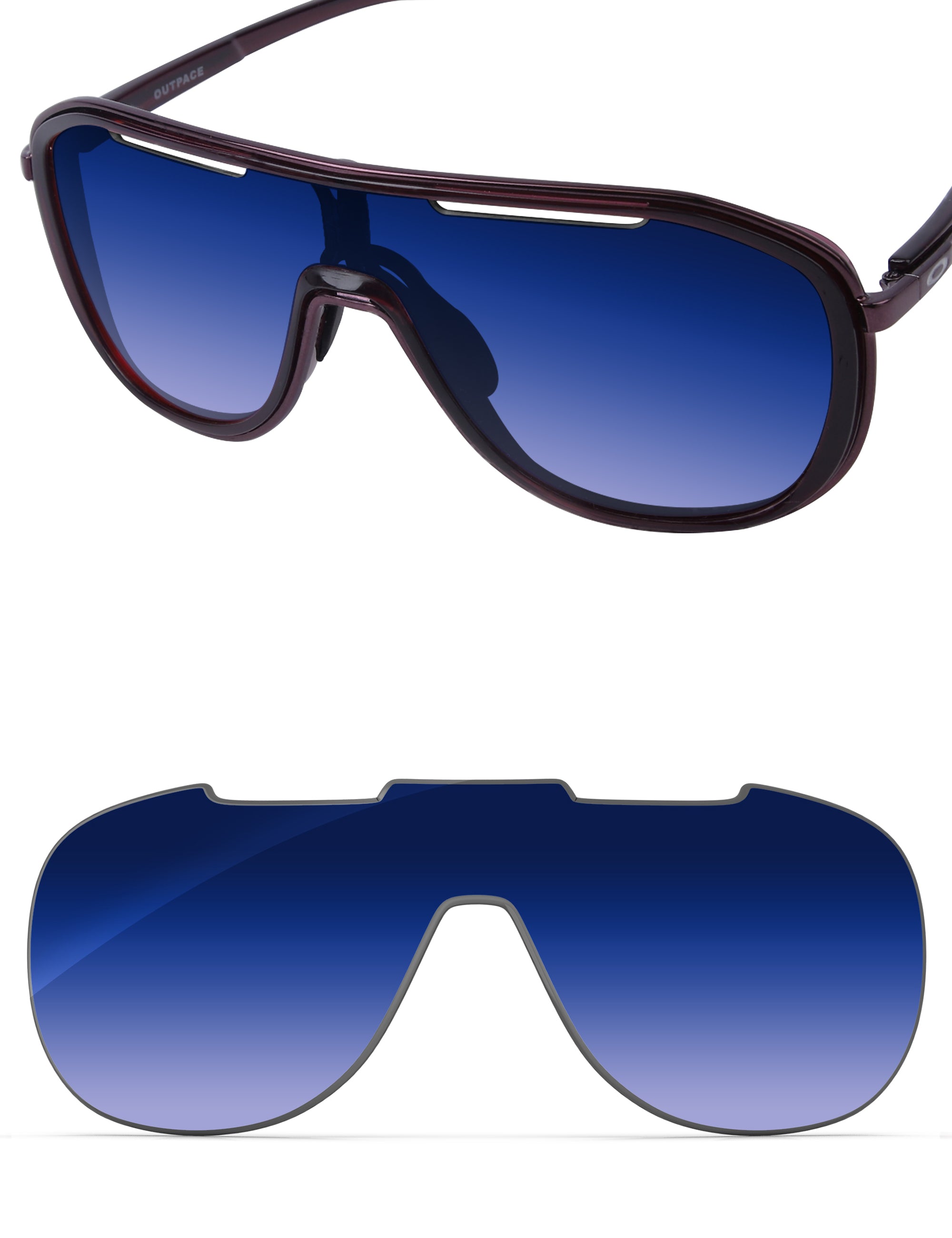 Aqua Blue Gradient-Non-Polarized