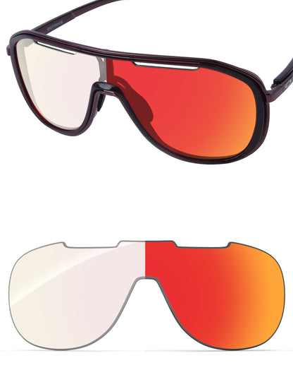 Fire Red FlashMirror™ Photochromic-Non-Polarized