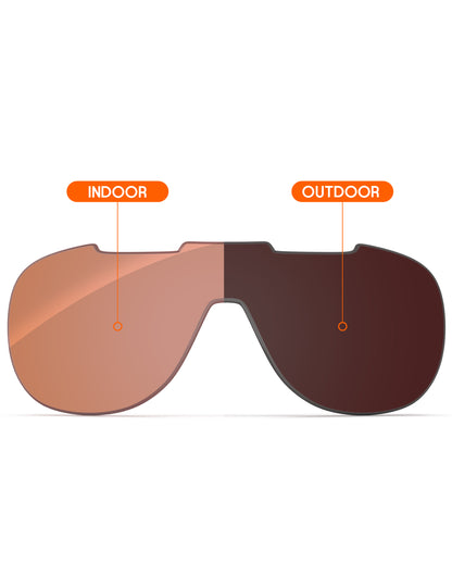 Orange Tint Photochromic-Non-Polarized