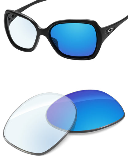 Sky Blue FlashMirror? Photochromic-Non-Polarized