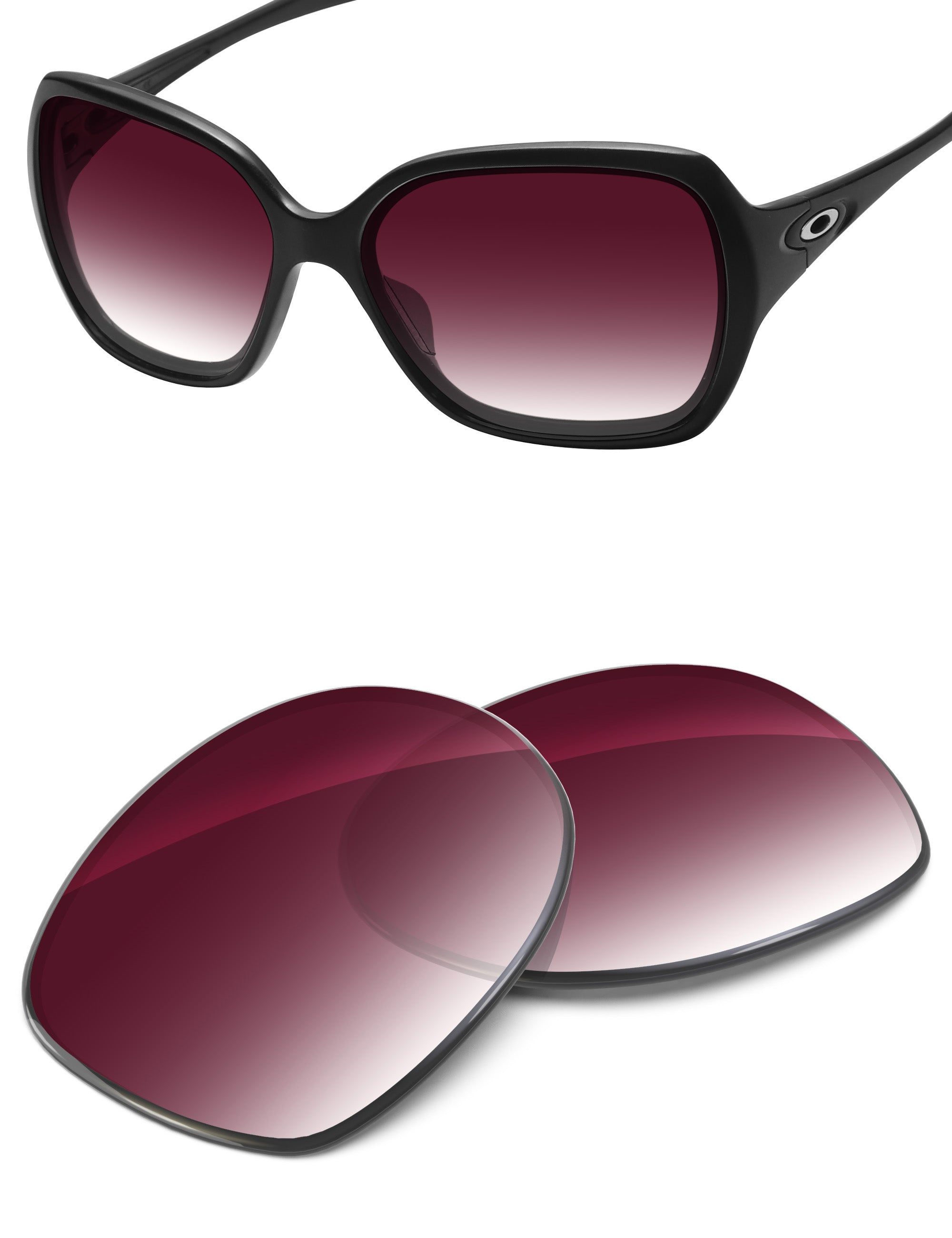 Wine Red Gradient-Non-Polarized