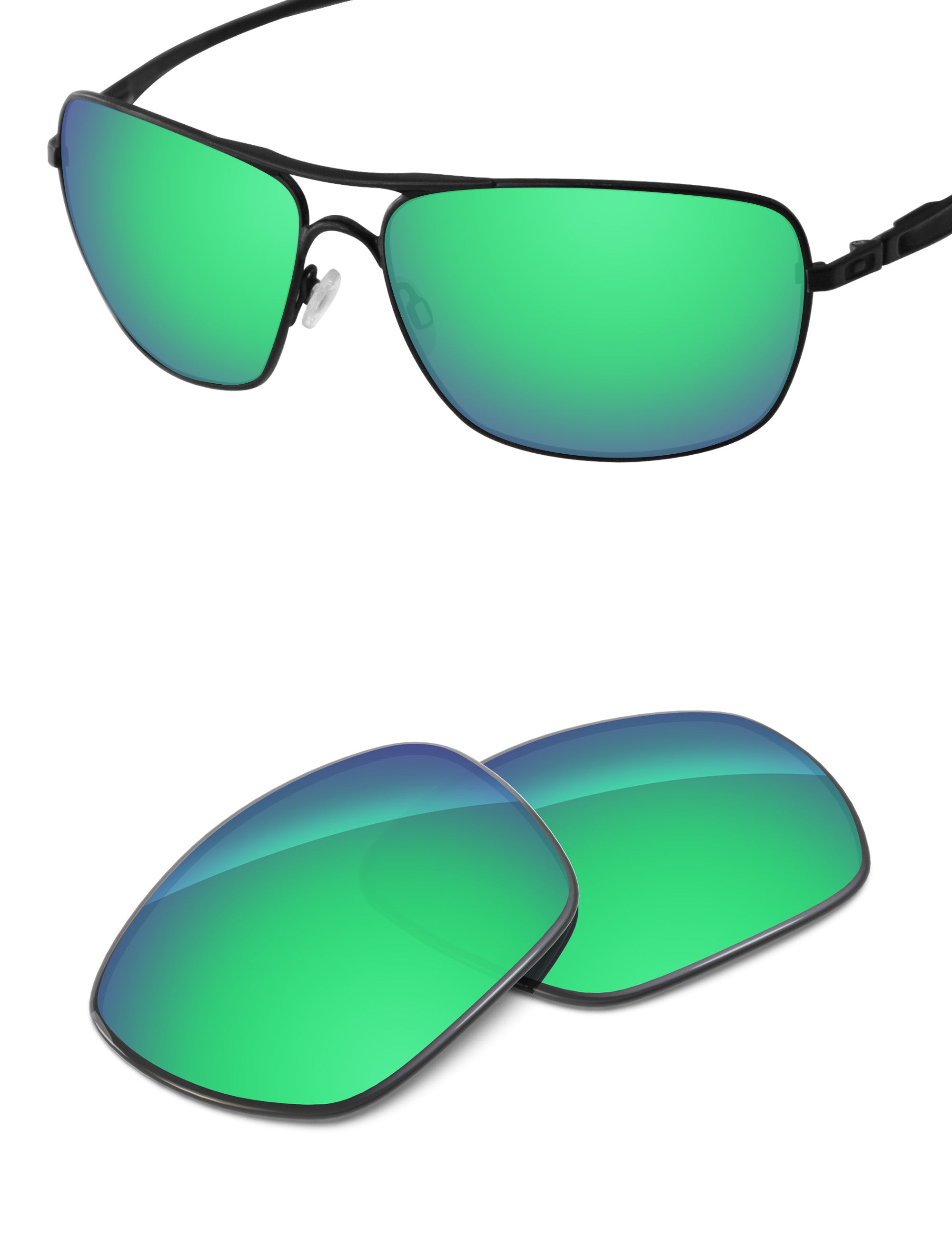 Emerald Green FlashMirror™-Non-Polarized