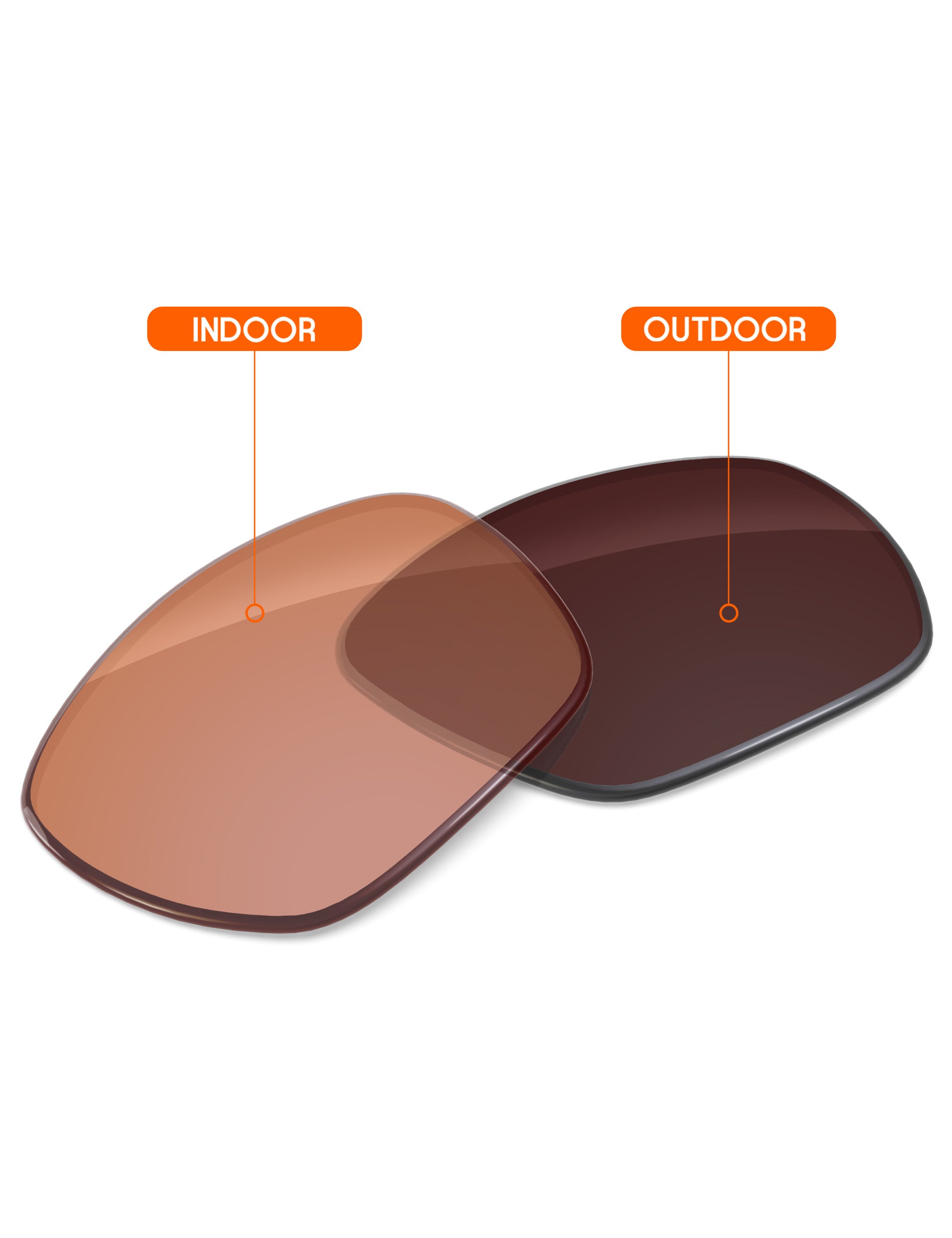 Orange Tint Photochromic-Non-Polarized
