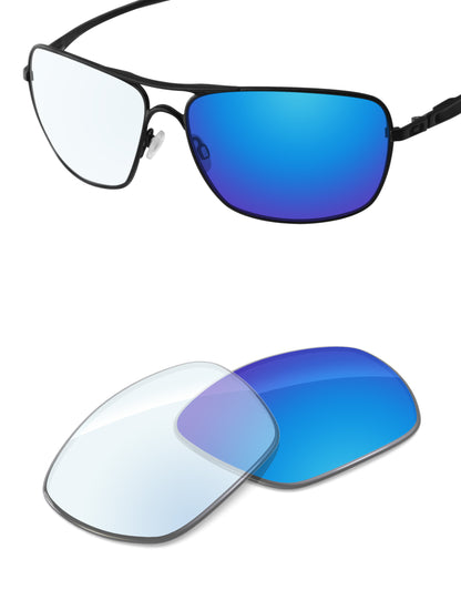 Sky Blue FlashMirror™ Photochromic-Non-Polarized