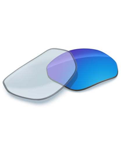 Sky Blue FlashMirror™ Photochromic-Non-Polarized