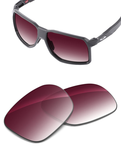 Wine Red Gradient-Non-Polarized
