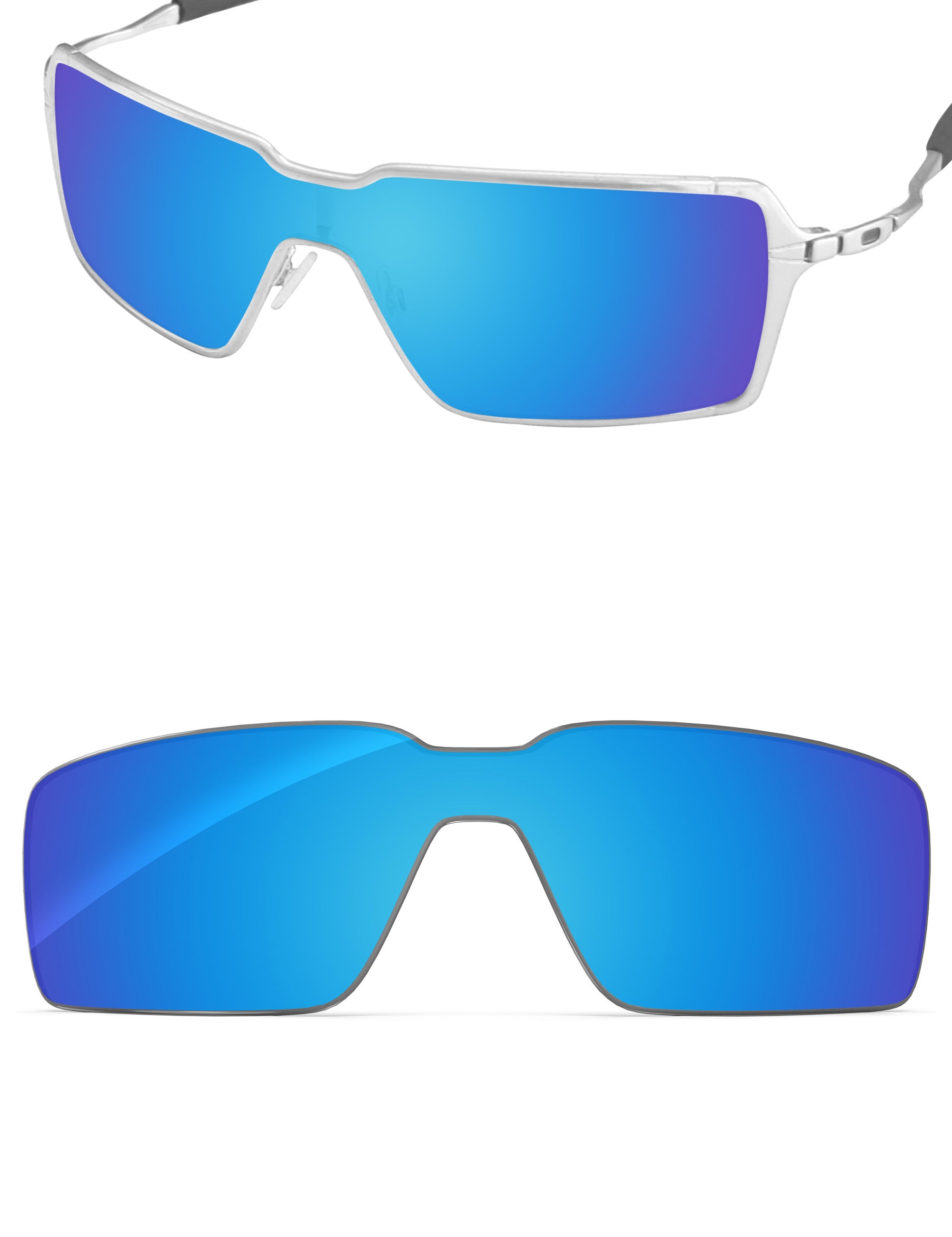Sky Blue FlashMirror™-Non-Polarized