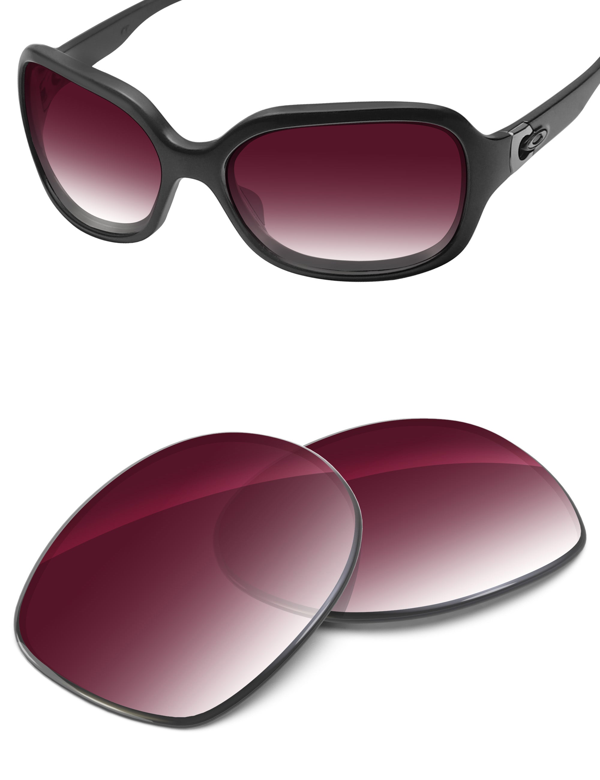 Wine Red Gradient-Non-Polarized