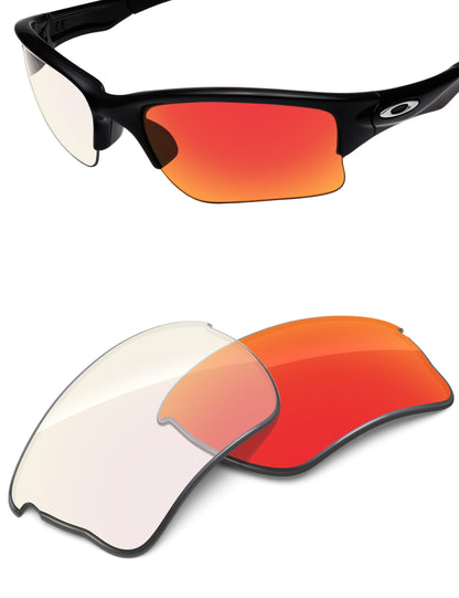 Fire Red FlashMirror™ Photochromic-Non-Polarized