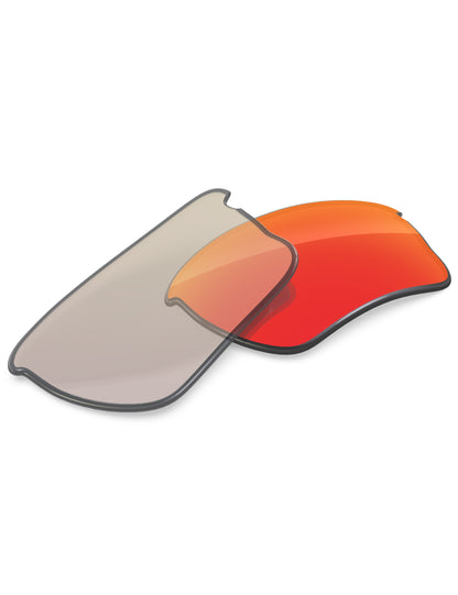 Fire Red FlashMirror™ Photochromic-Non-Polarized