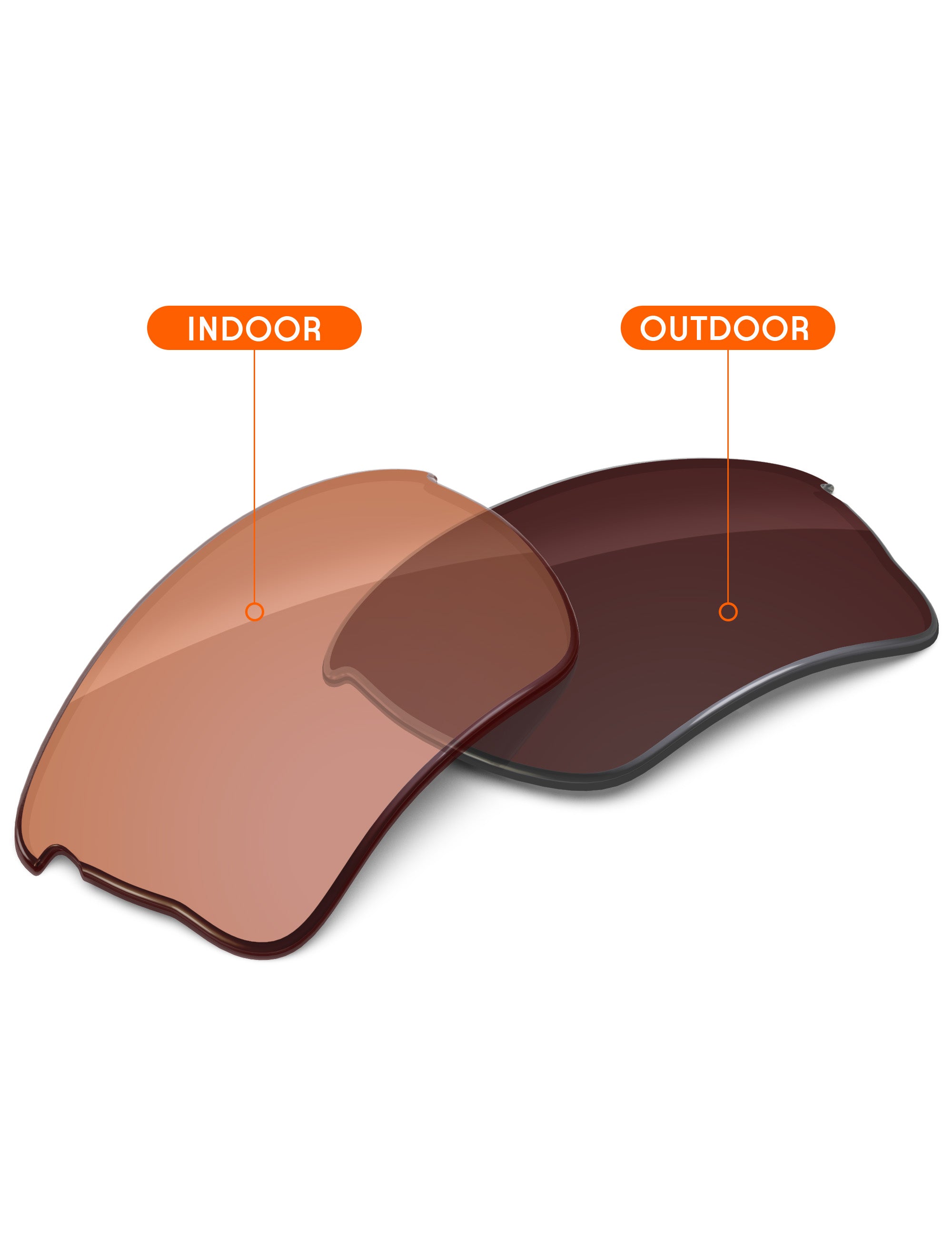 Orange Tint Photochromic-Non-Polarized