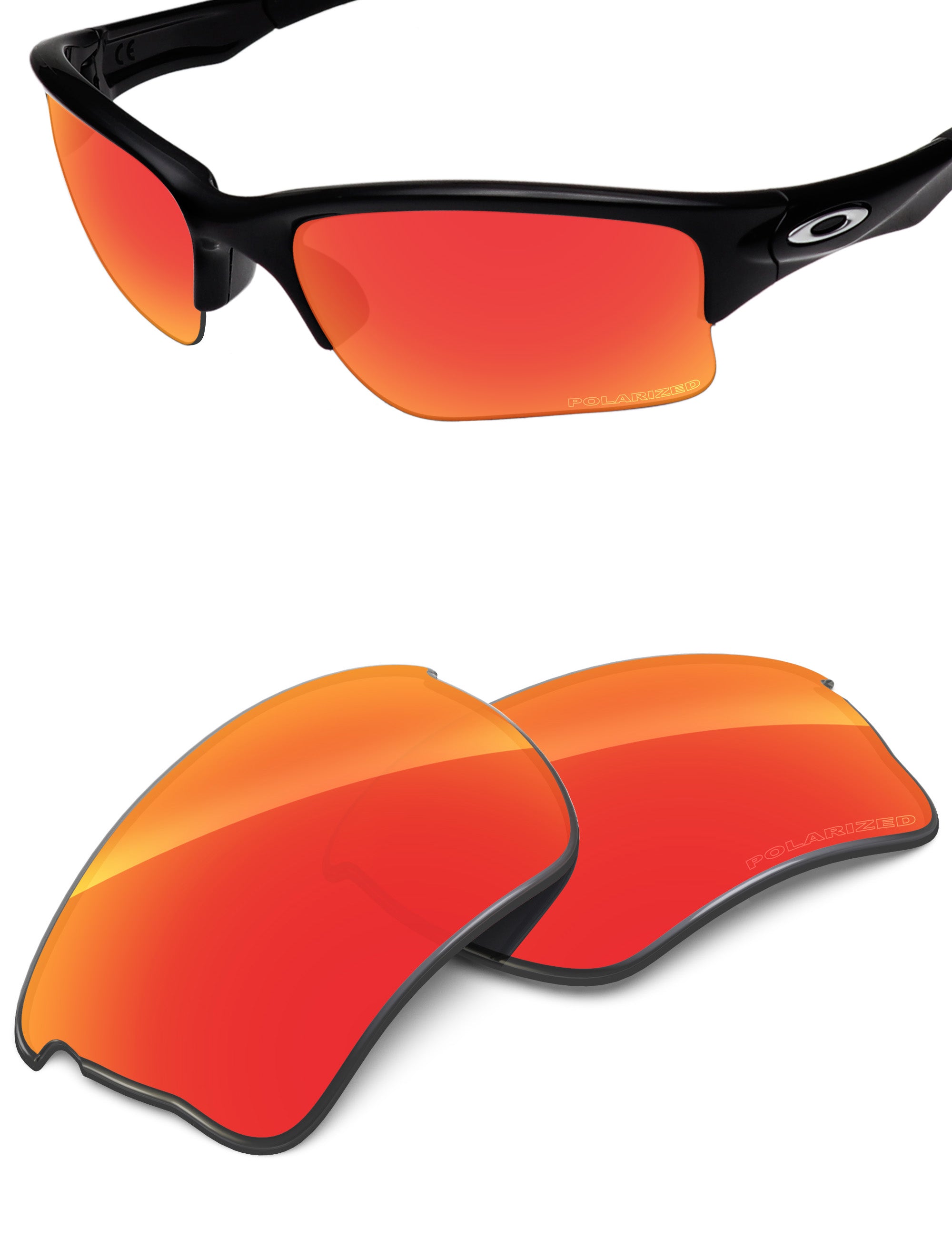 Fire Red FlashMirror™-Polarized