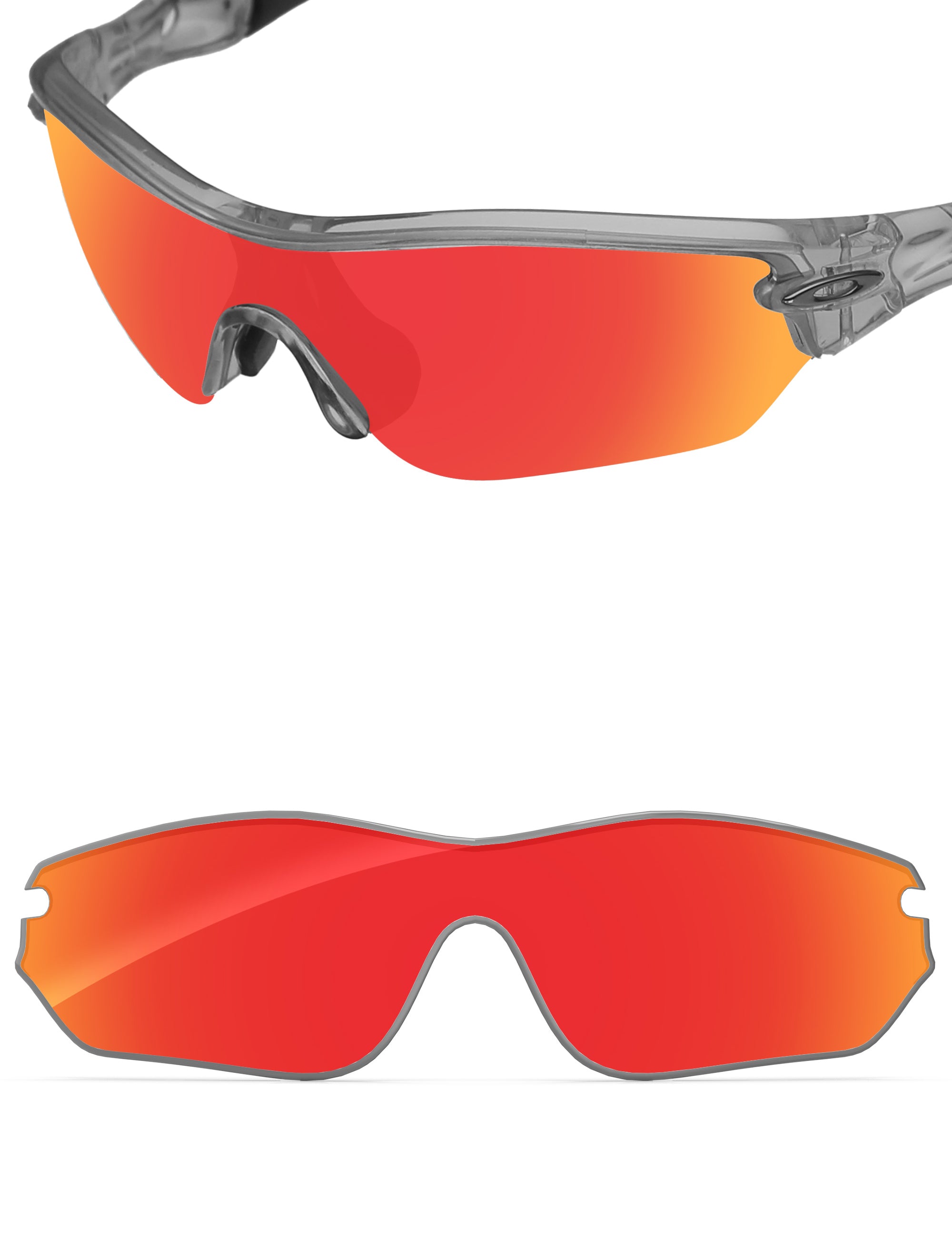 Fire Red FlashMirror™-Non-Polarized