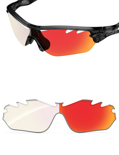 Fire Red FlashMirror™ Photochromic-Non-Polarized
