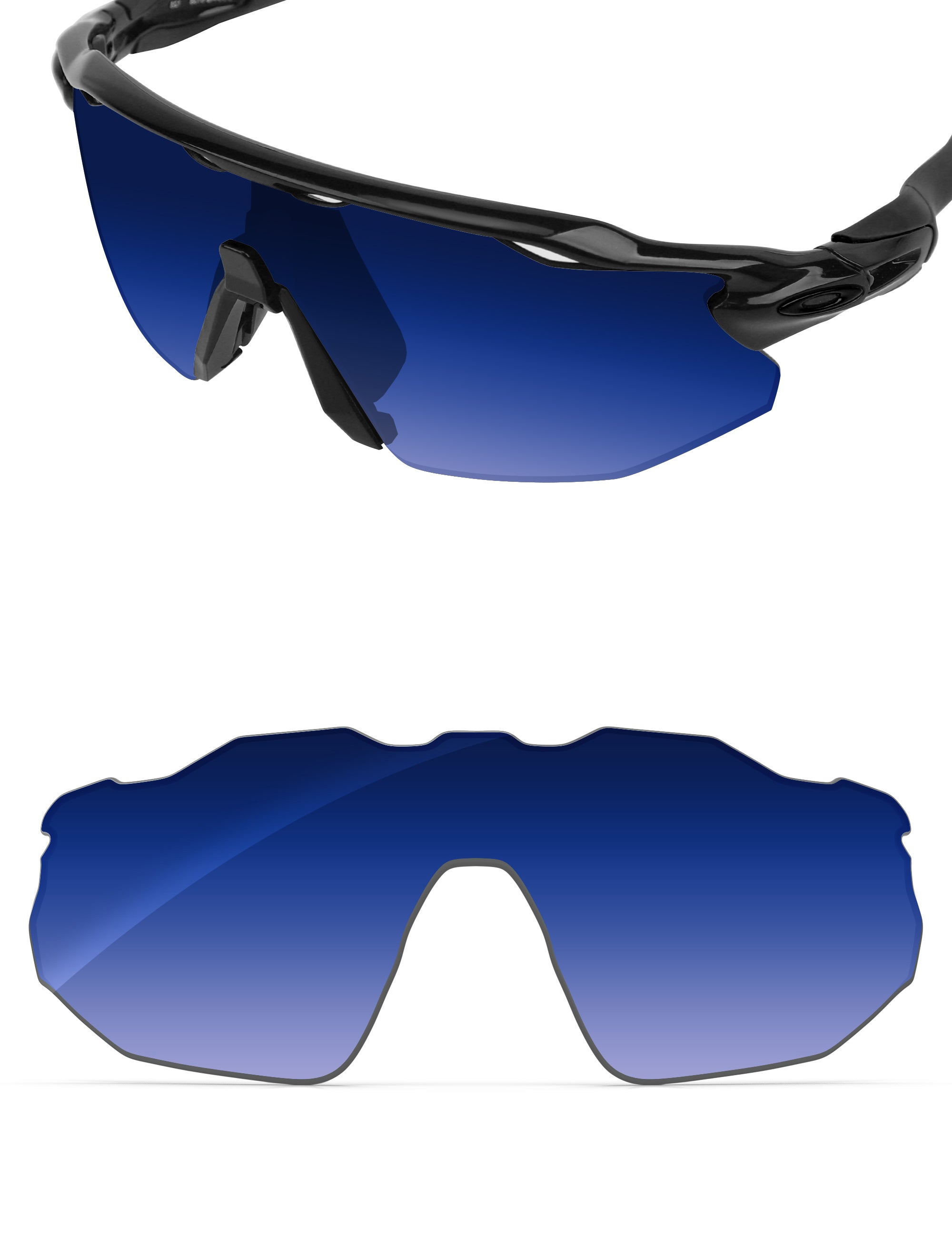 Aqua Blue Gradient-Non-Polarized