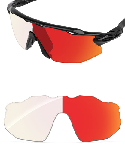 Fire Red FlashMirror™ Photochromic-Non-Polarized