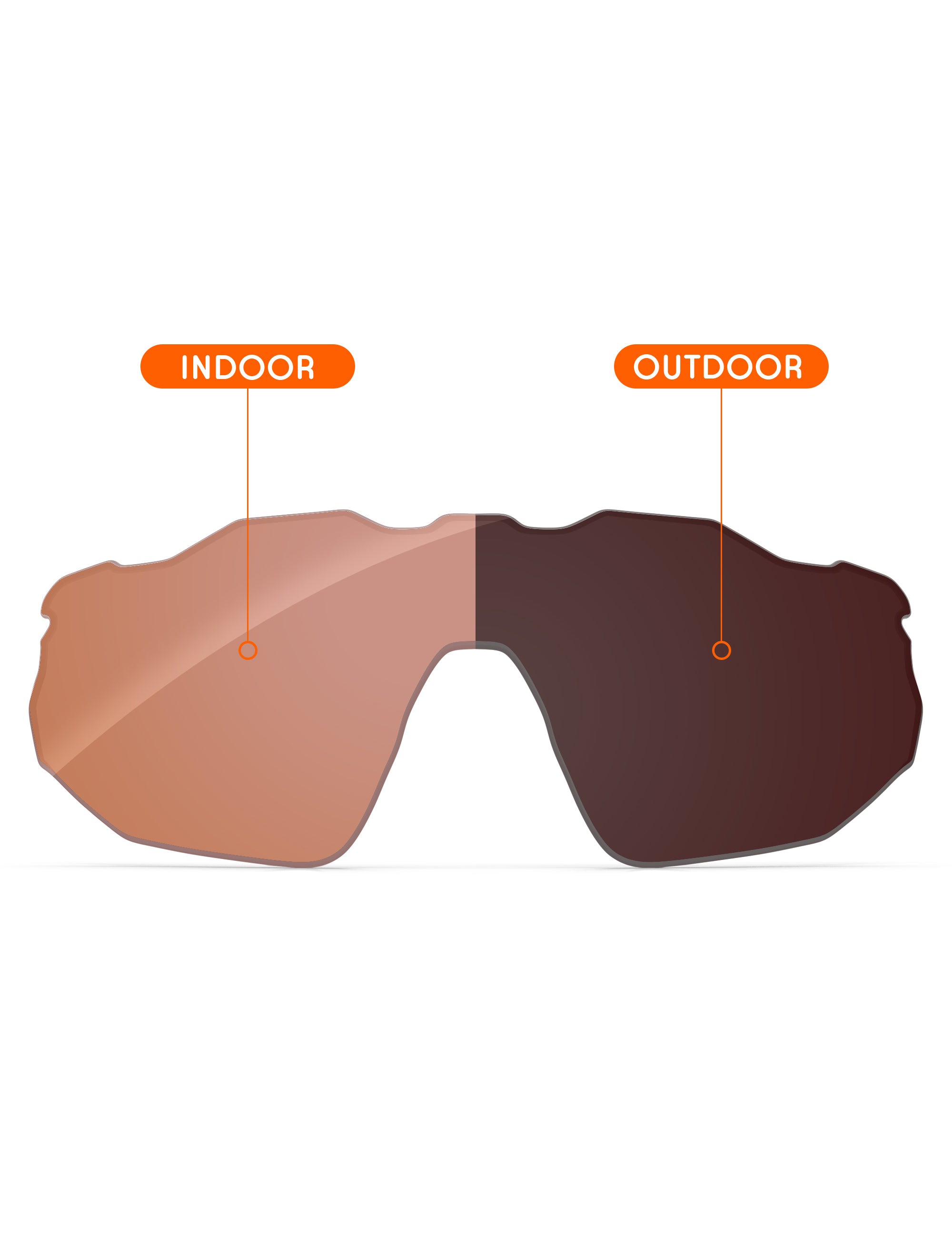 Orange Tint Photochromic-Non-Polarized