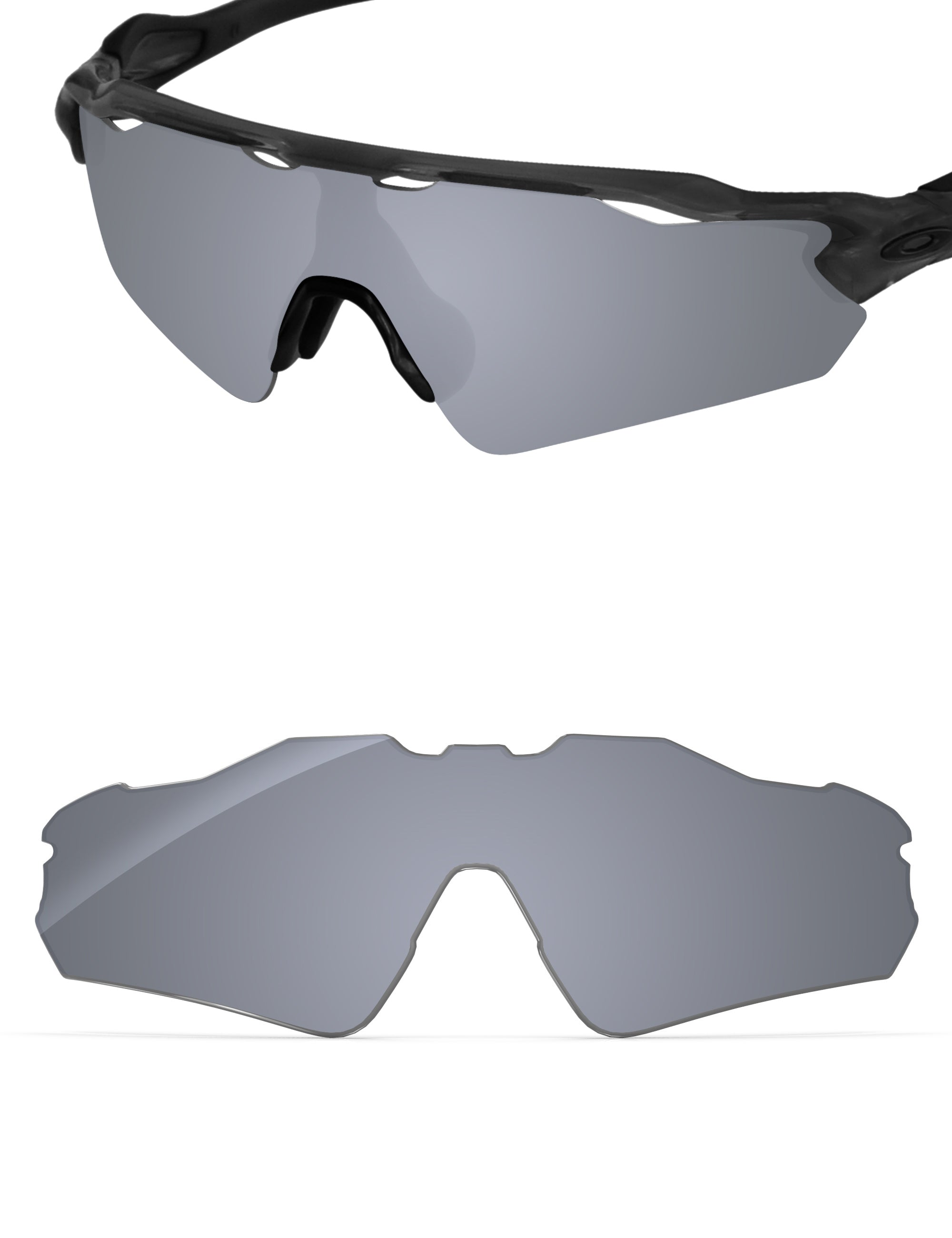 Silver Metallic FlashMirror™-Non-Polarized