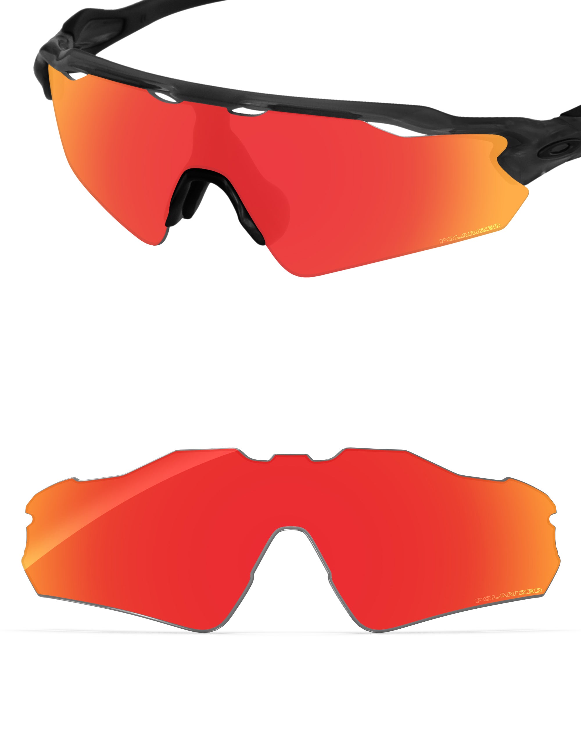 Fire Red FlashMirror™-Polarized