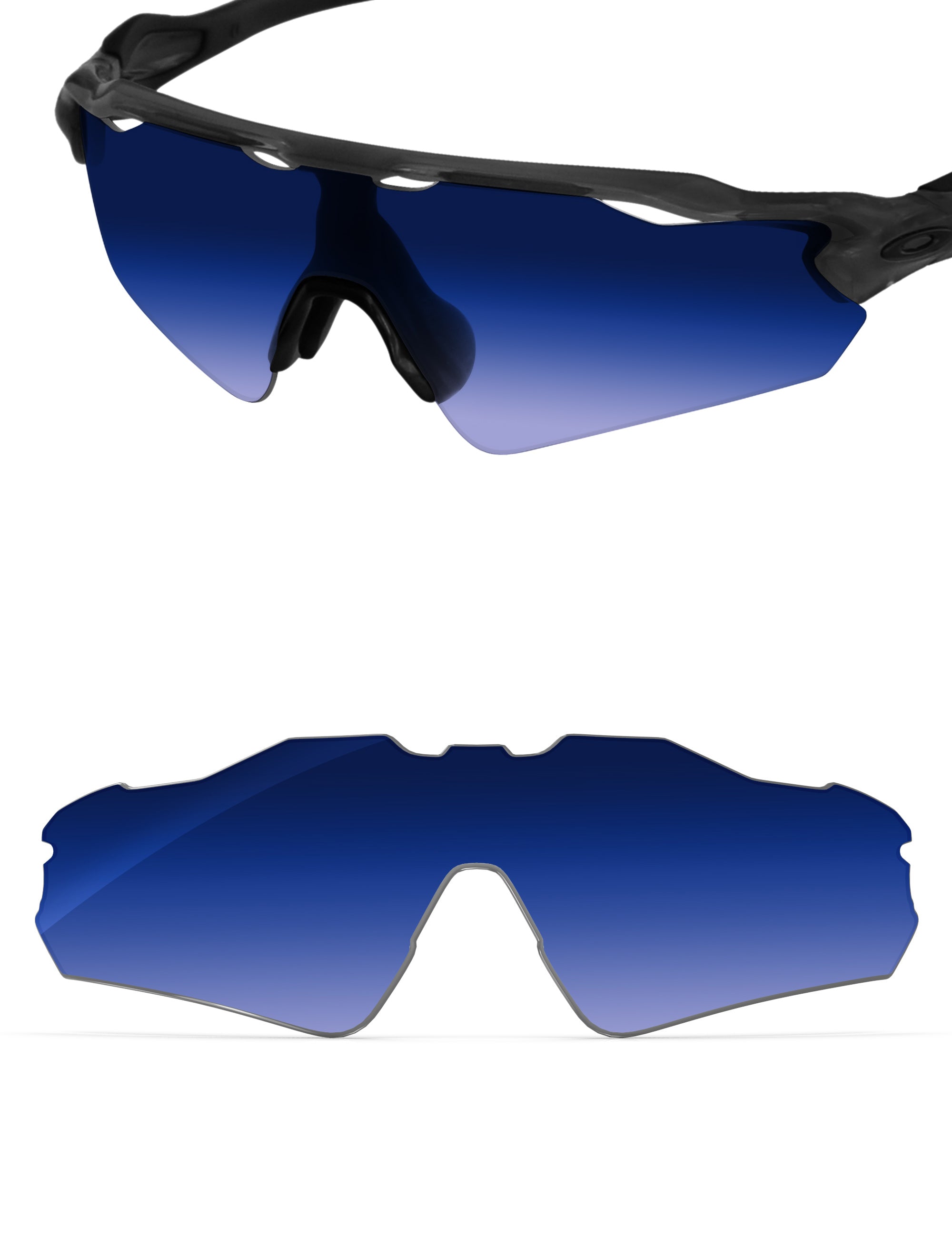 Aqua Blue Gradient-Non-Polarized
