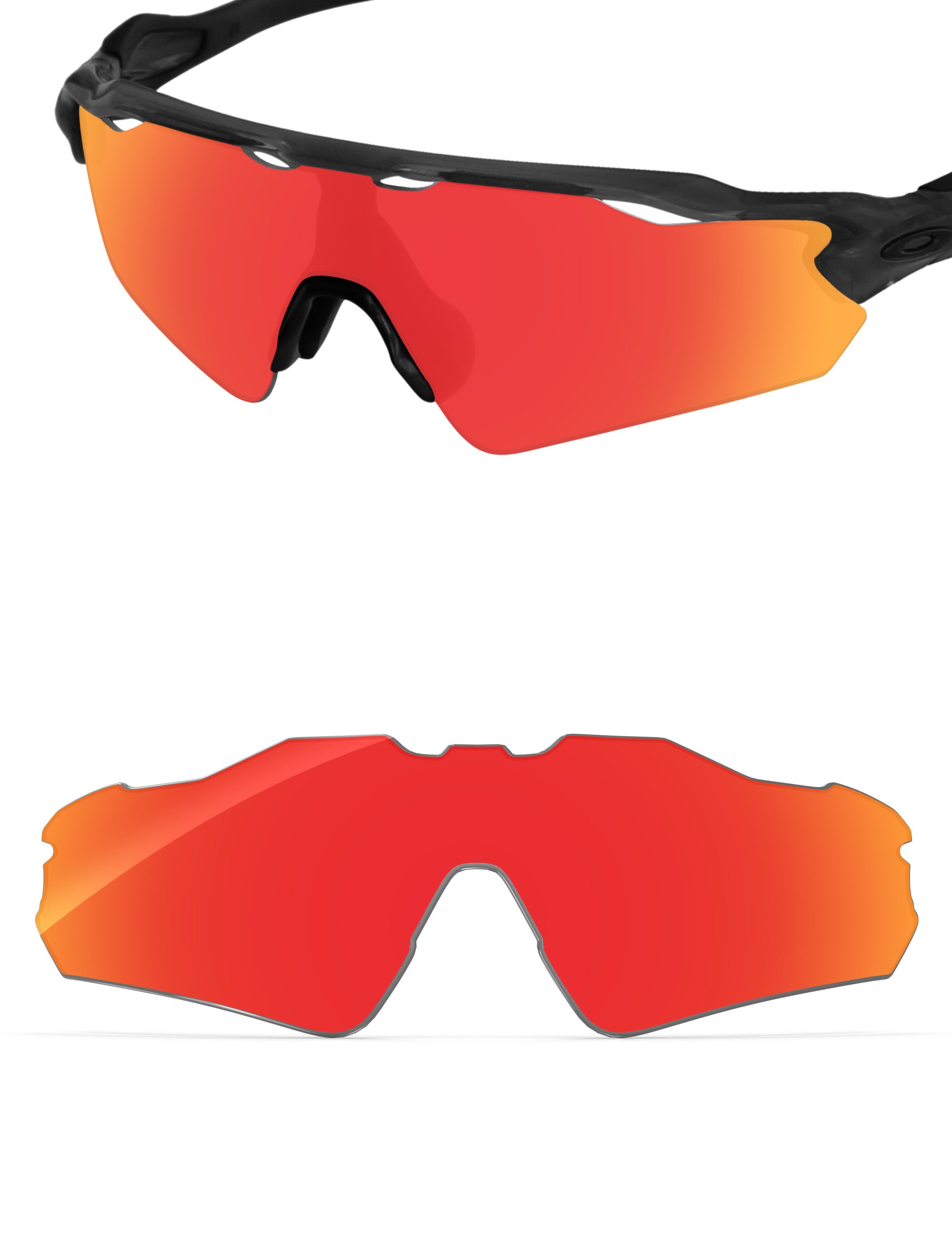 Fire Red FlashMirror™-Non-Polarized