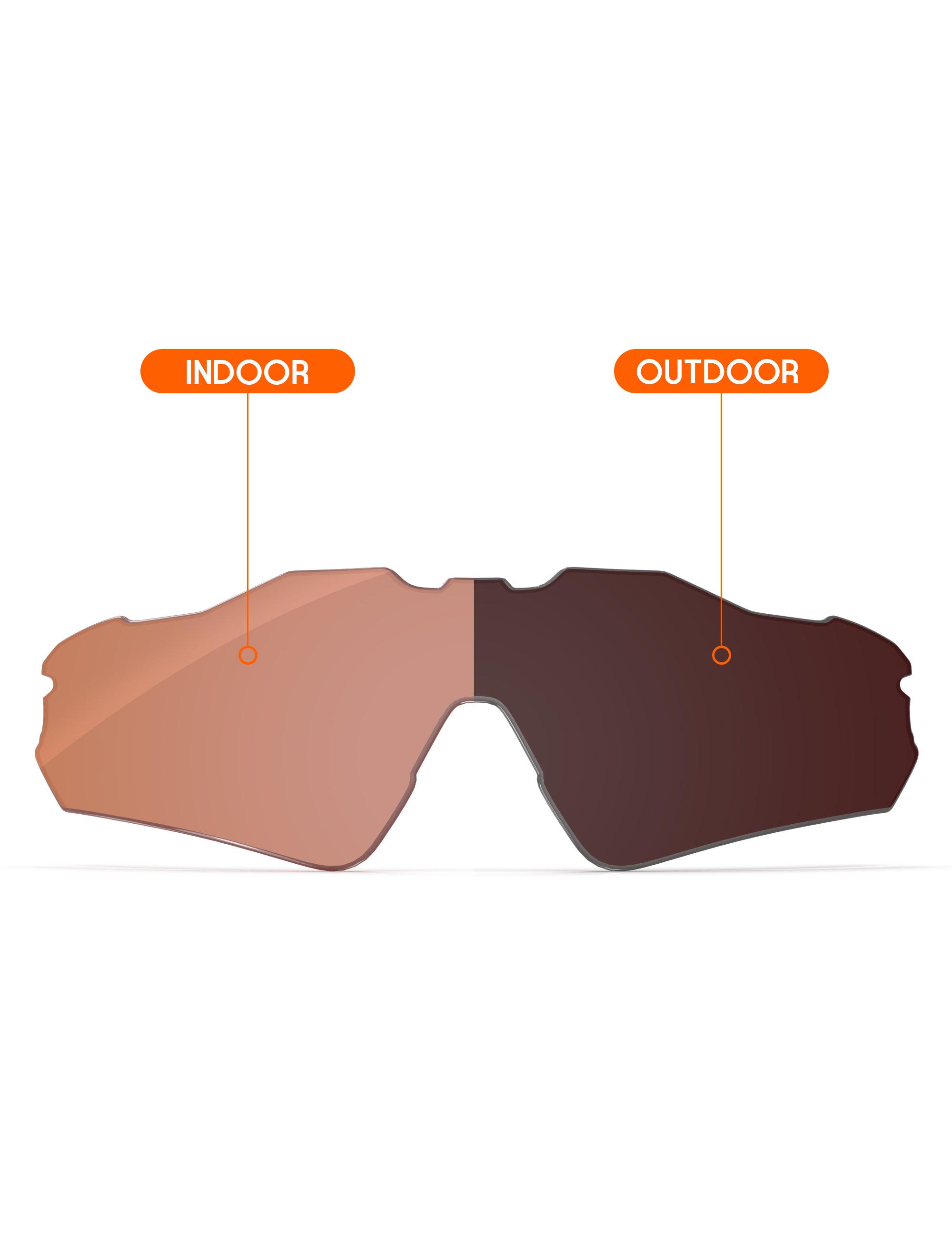Orange Tint Photochromic-Non-Polarized