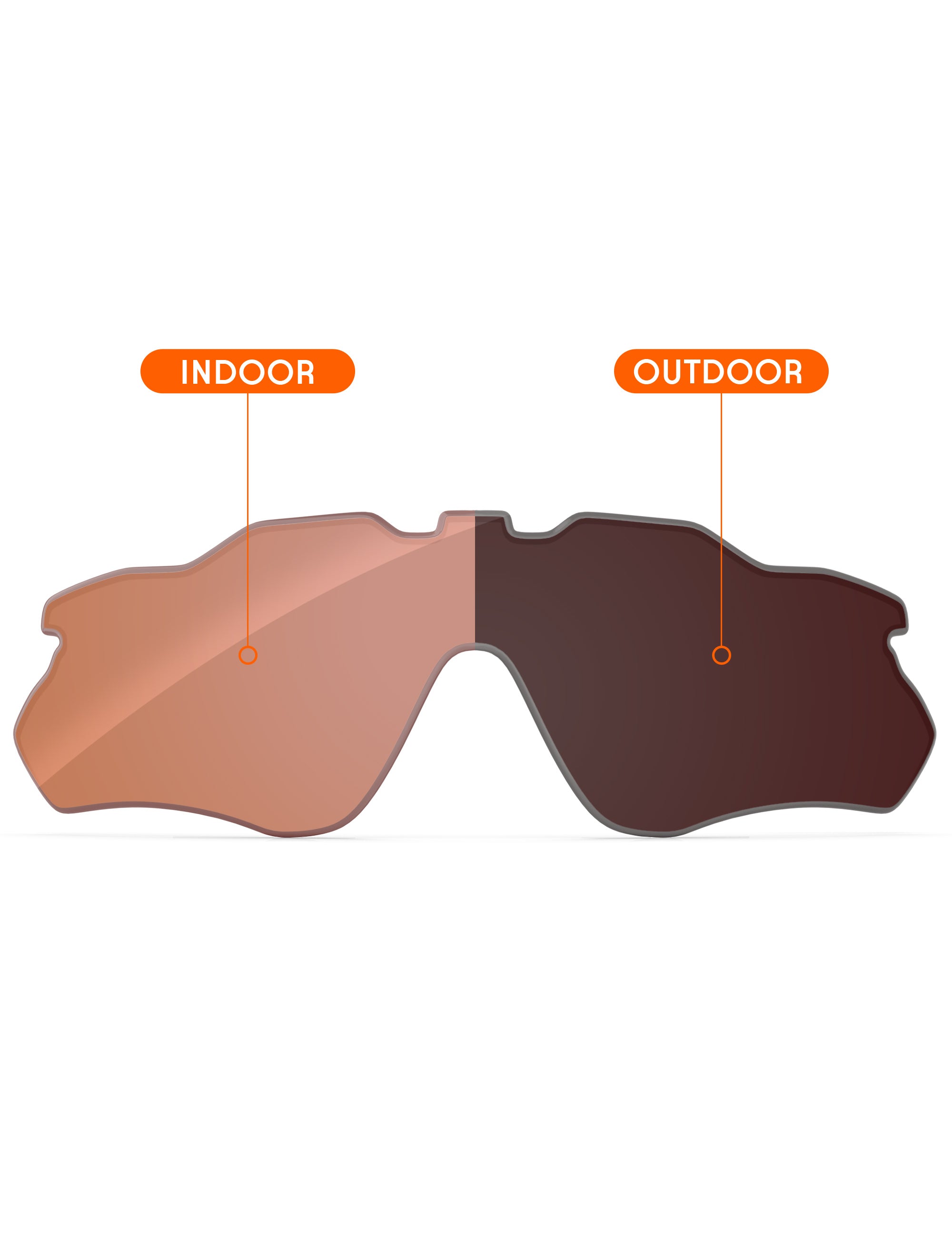 Orange Tint Photochromic-Non-Polarized