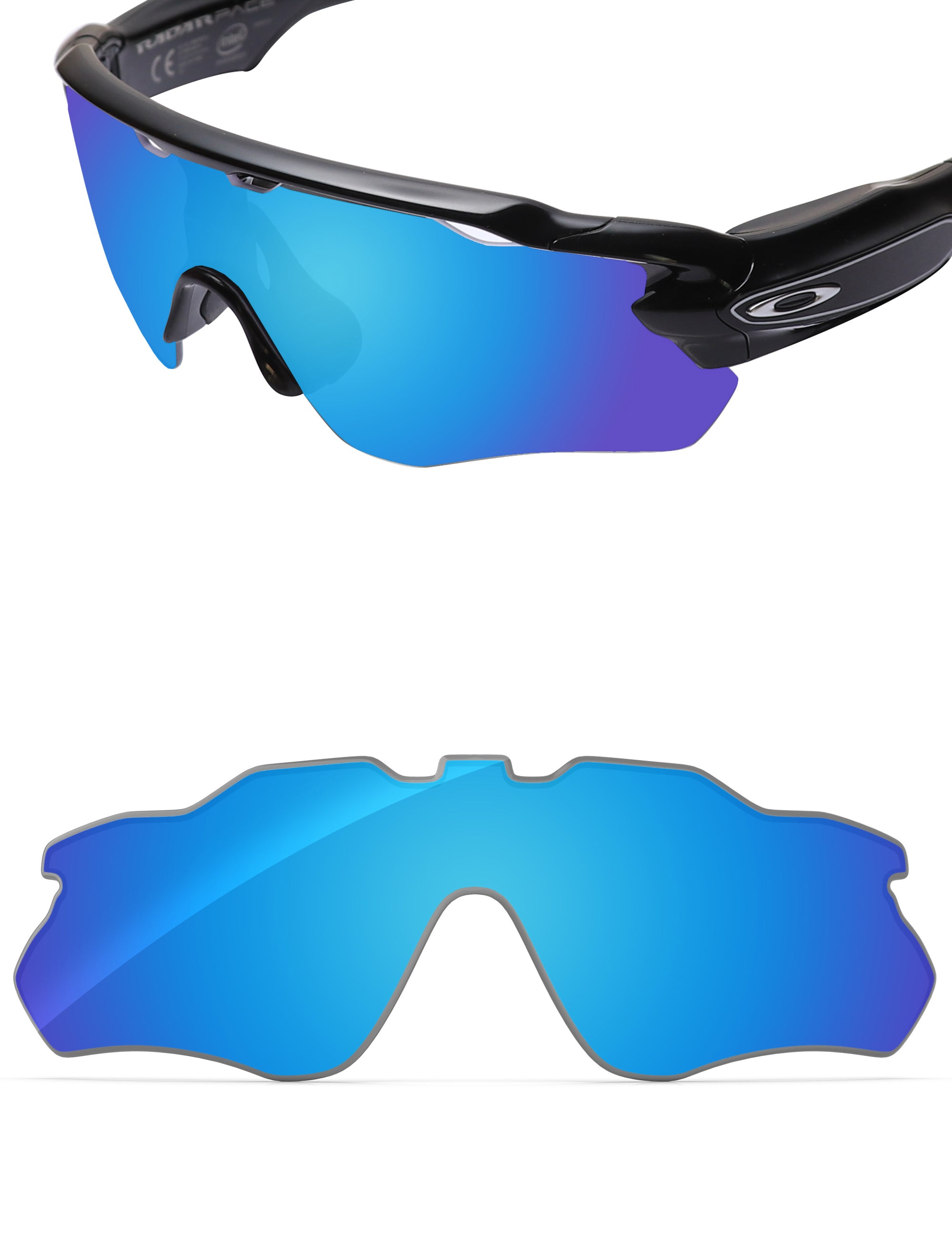 Sky Blue FlashMirror™-Non-Polarized
