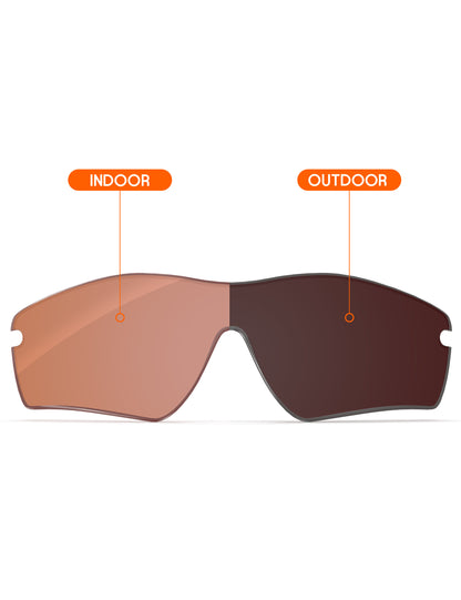 Orange Tint Photochromic-Non-Polarized