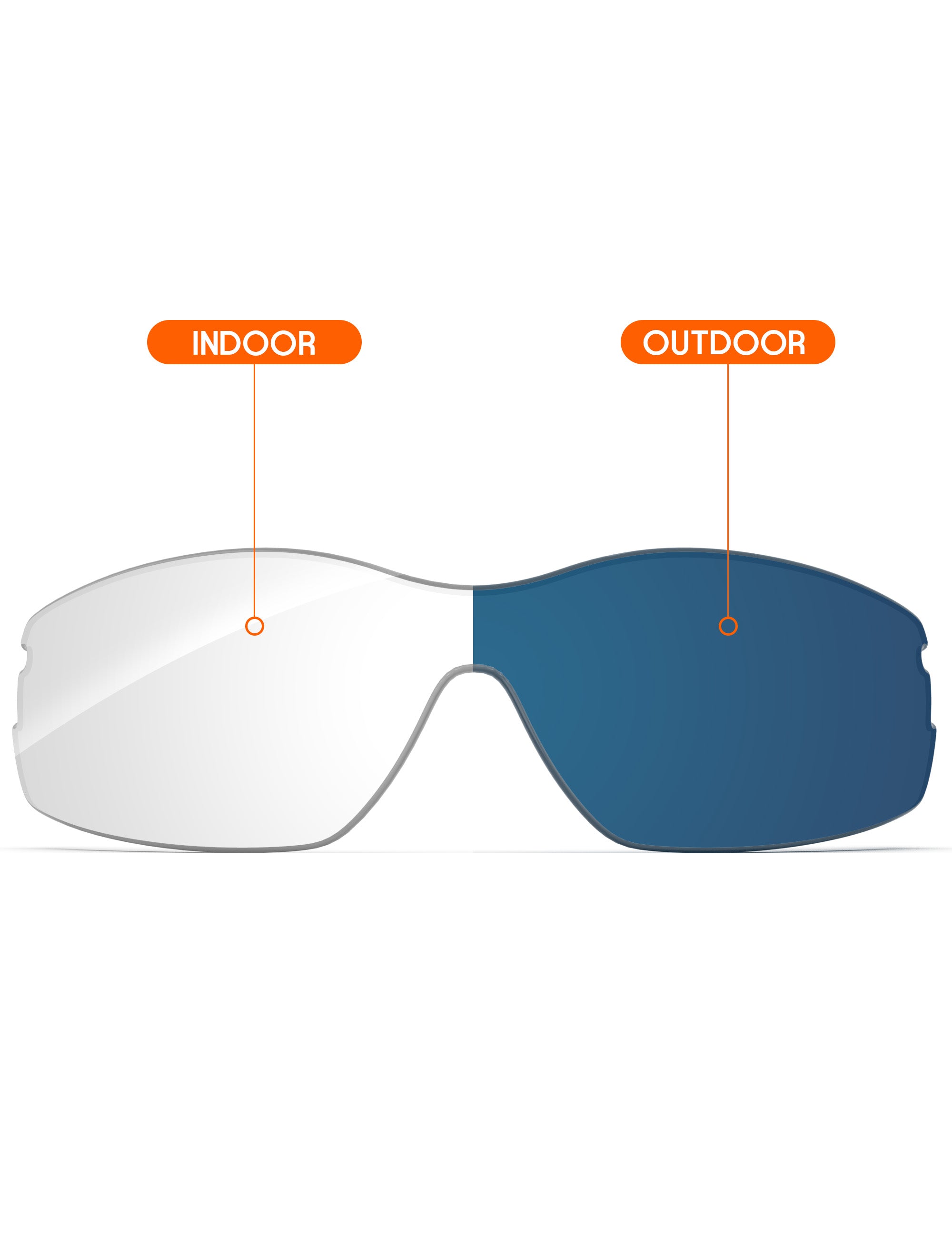 Adapt Blue Photochromic-Non-Polarized