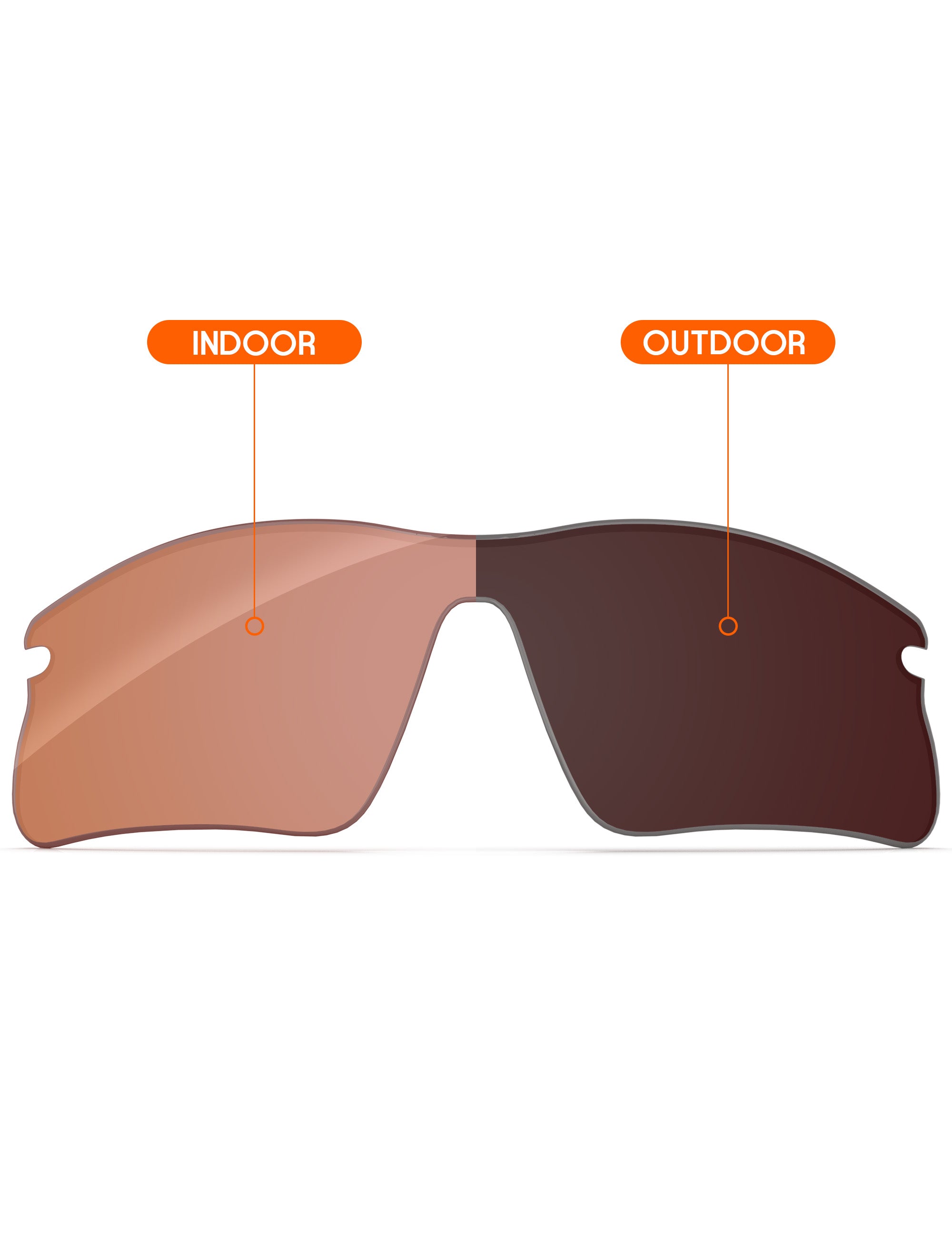 Orange Tint Photochromic-Non-Polarized