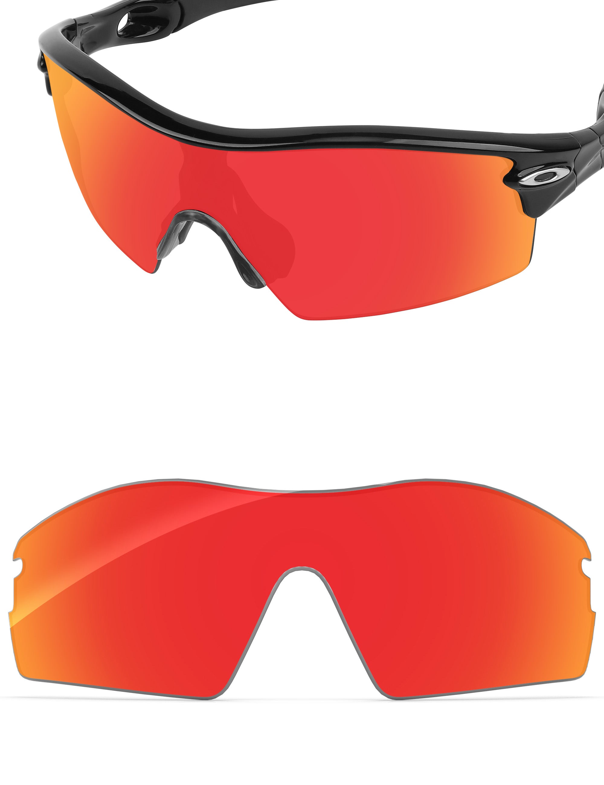 Fire Red FlashMirror™-Non-Polarized
