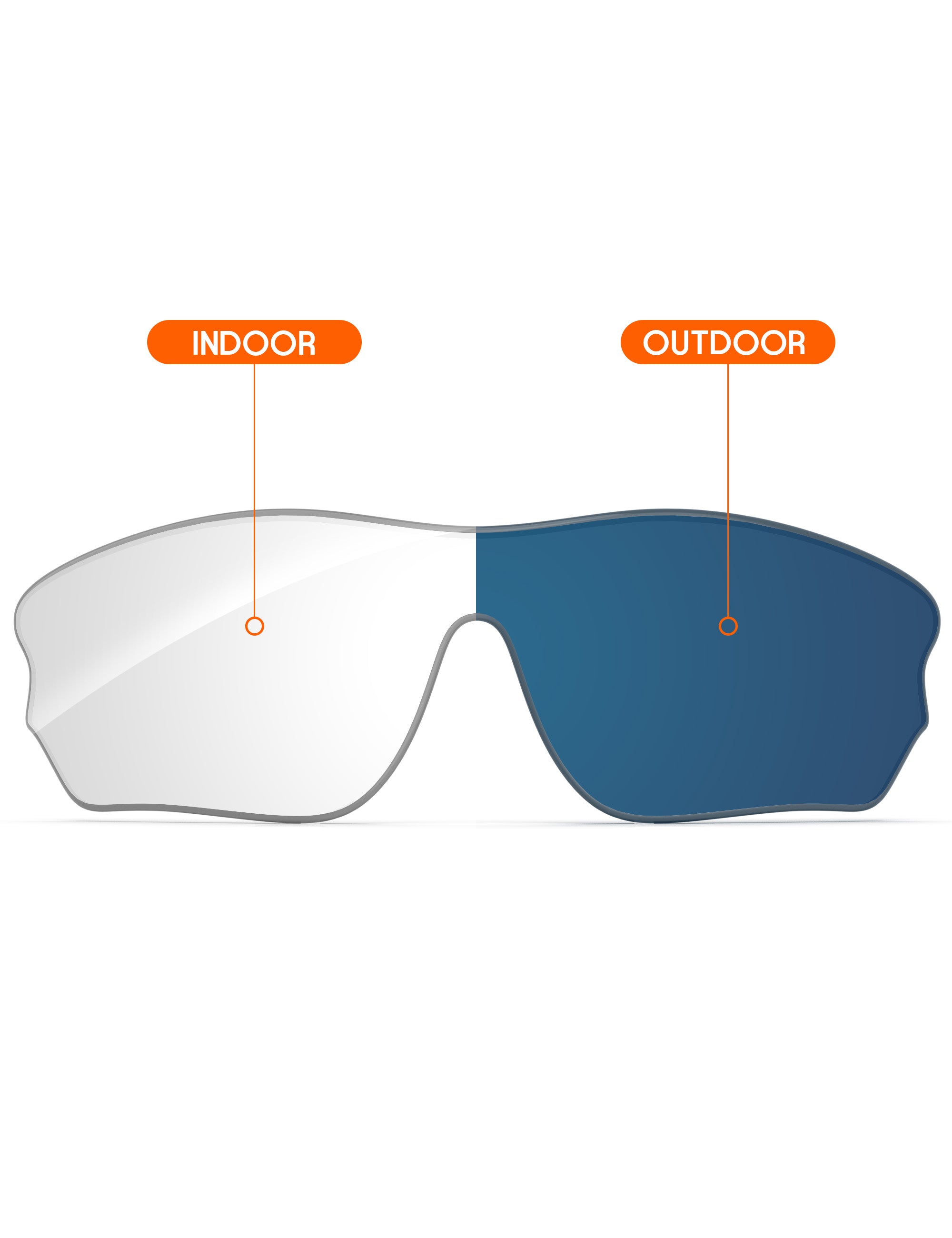 Adapt Blue Photochromic-Non-Polarized