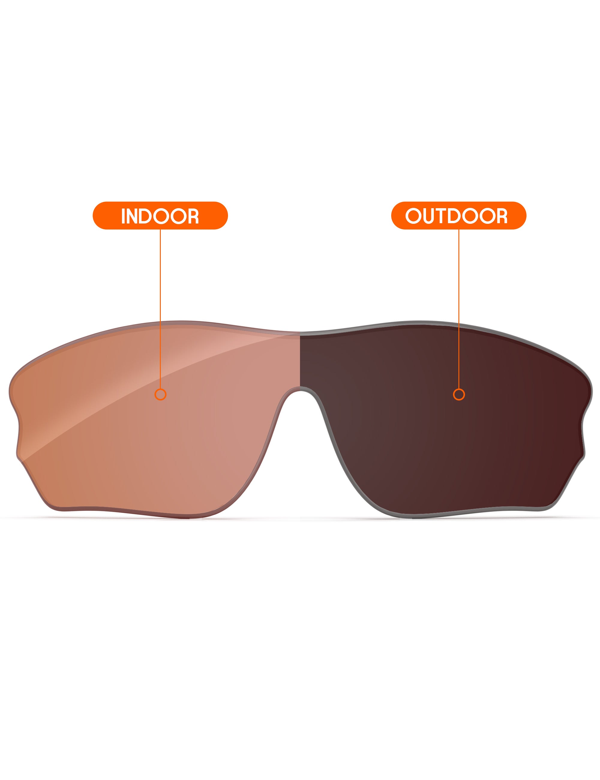 Orange Tint Photochromic-Non-Polarized
