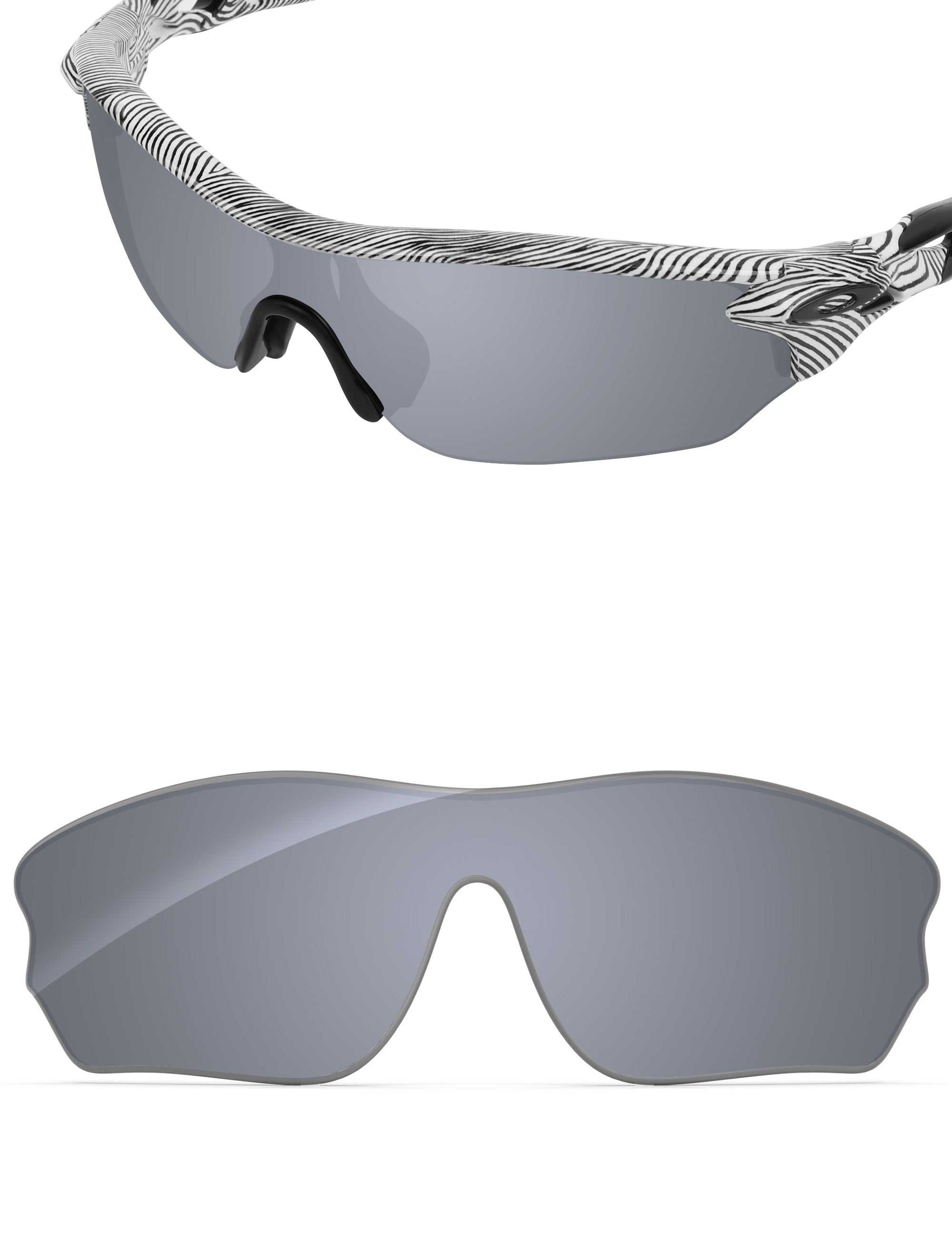 Silver Metallic FlashMirror™-Non-Polarized
