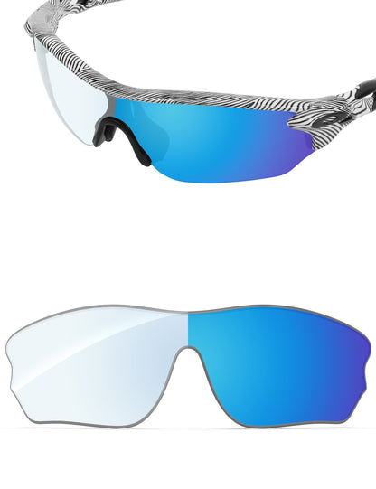 Sky Blue FlashMirror™ Photochromic-Non-Polarized