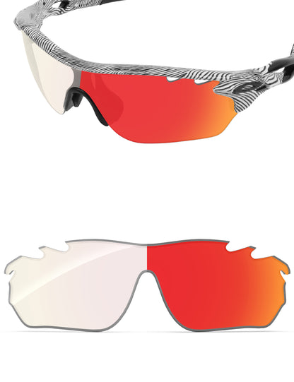 Fire Red FlashMirror™ Photochromic-Non-Polarized