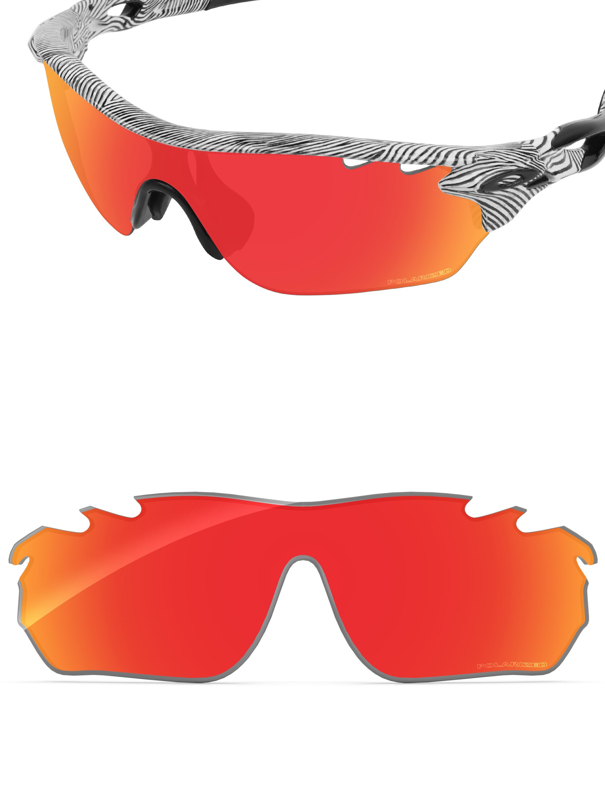 Fire Red FlashMirror™-Polarized