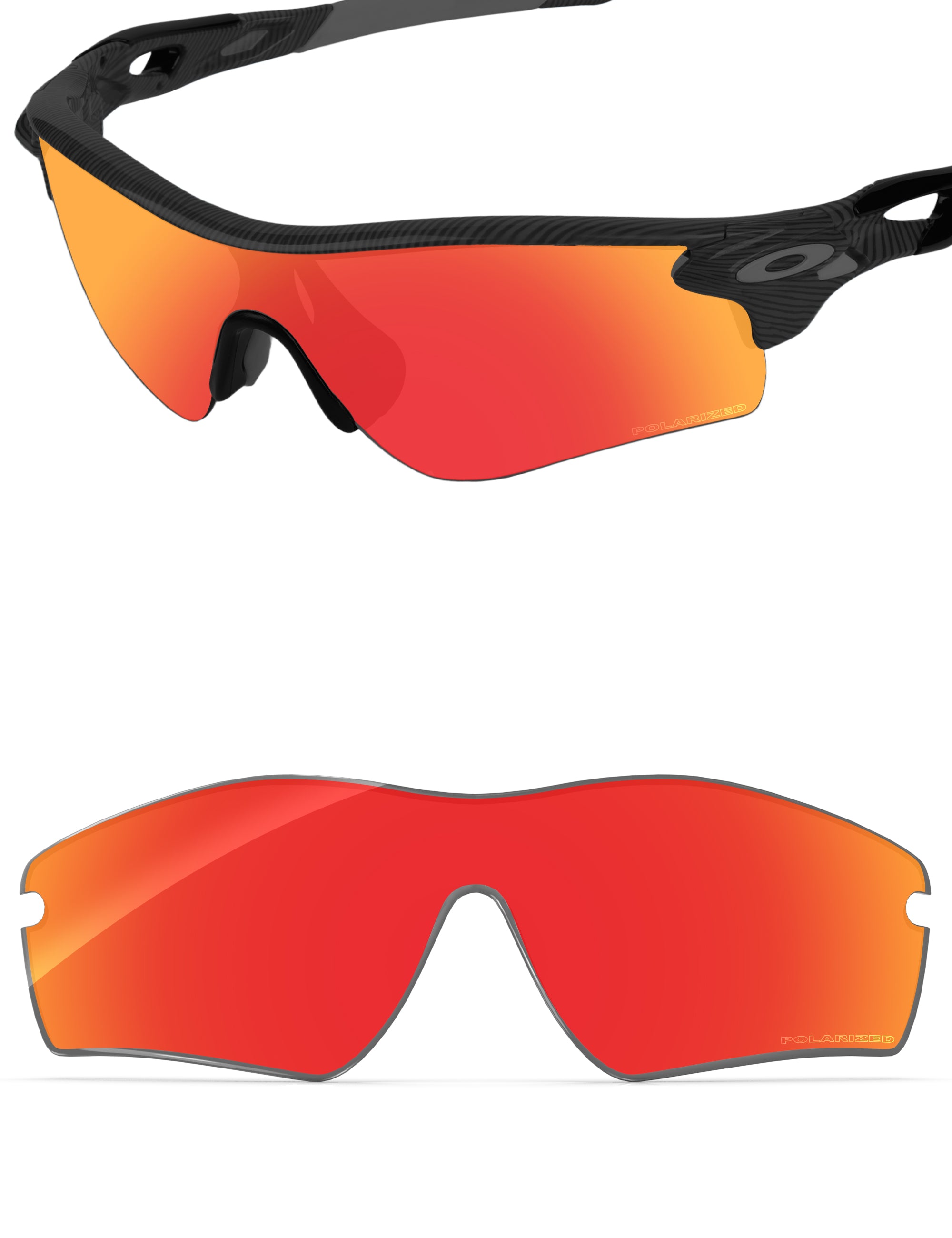 Fire Red FlashMirror™-Polarized