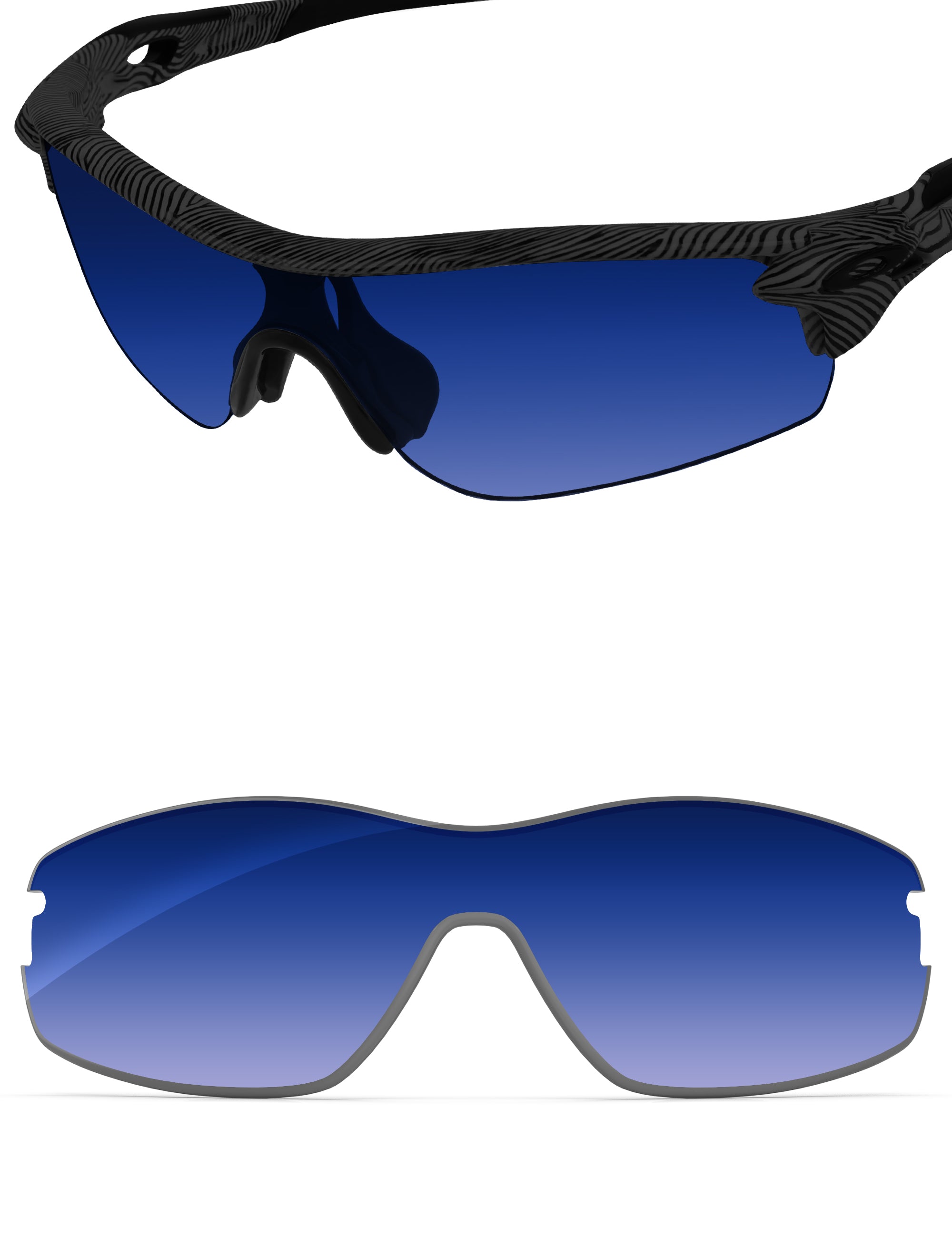 Aqua Blue Gradient-Non-Polarized
