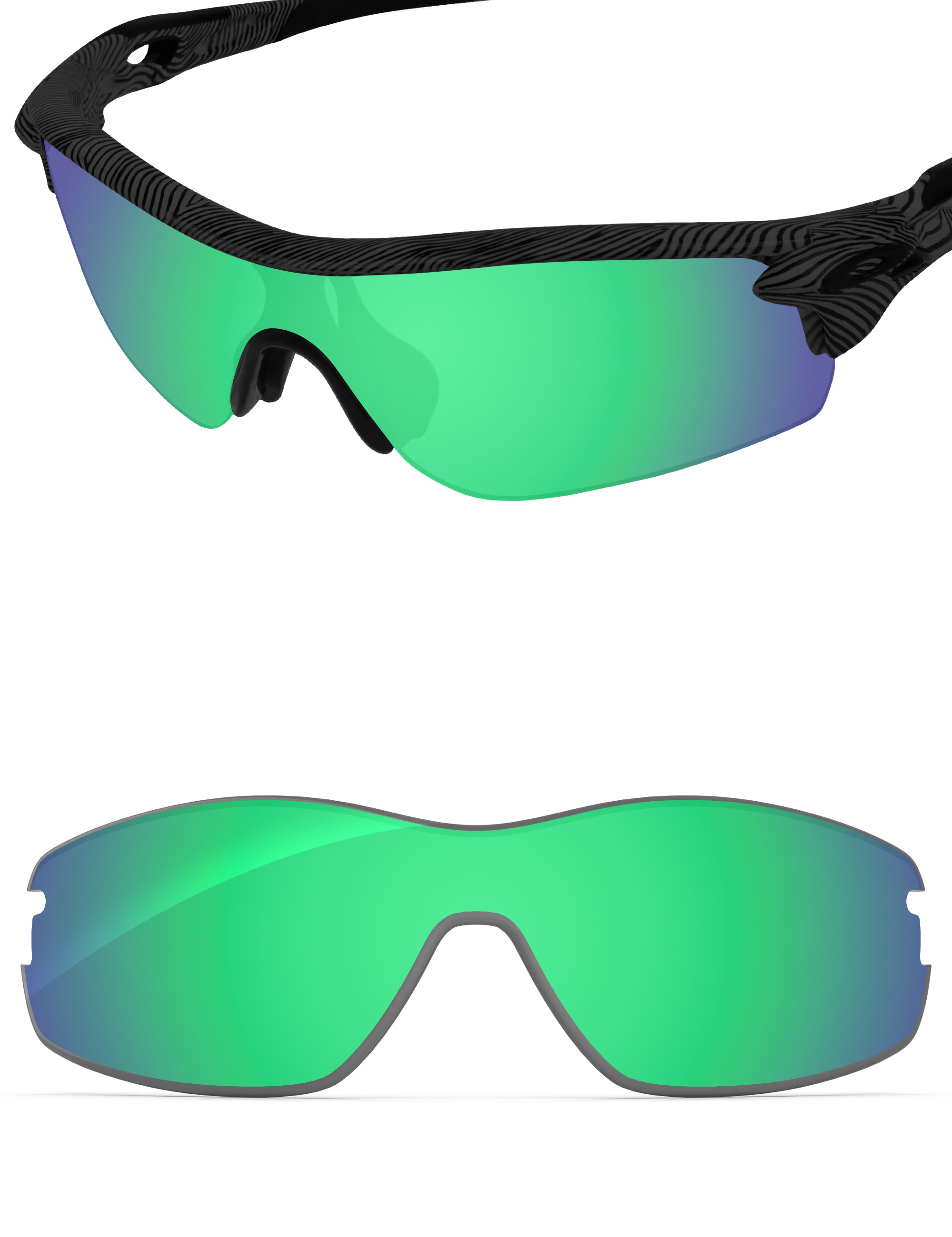Emerald Green FlashMirror™-Non-Polarized