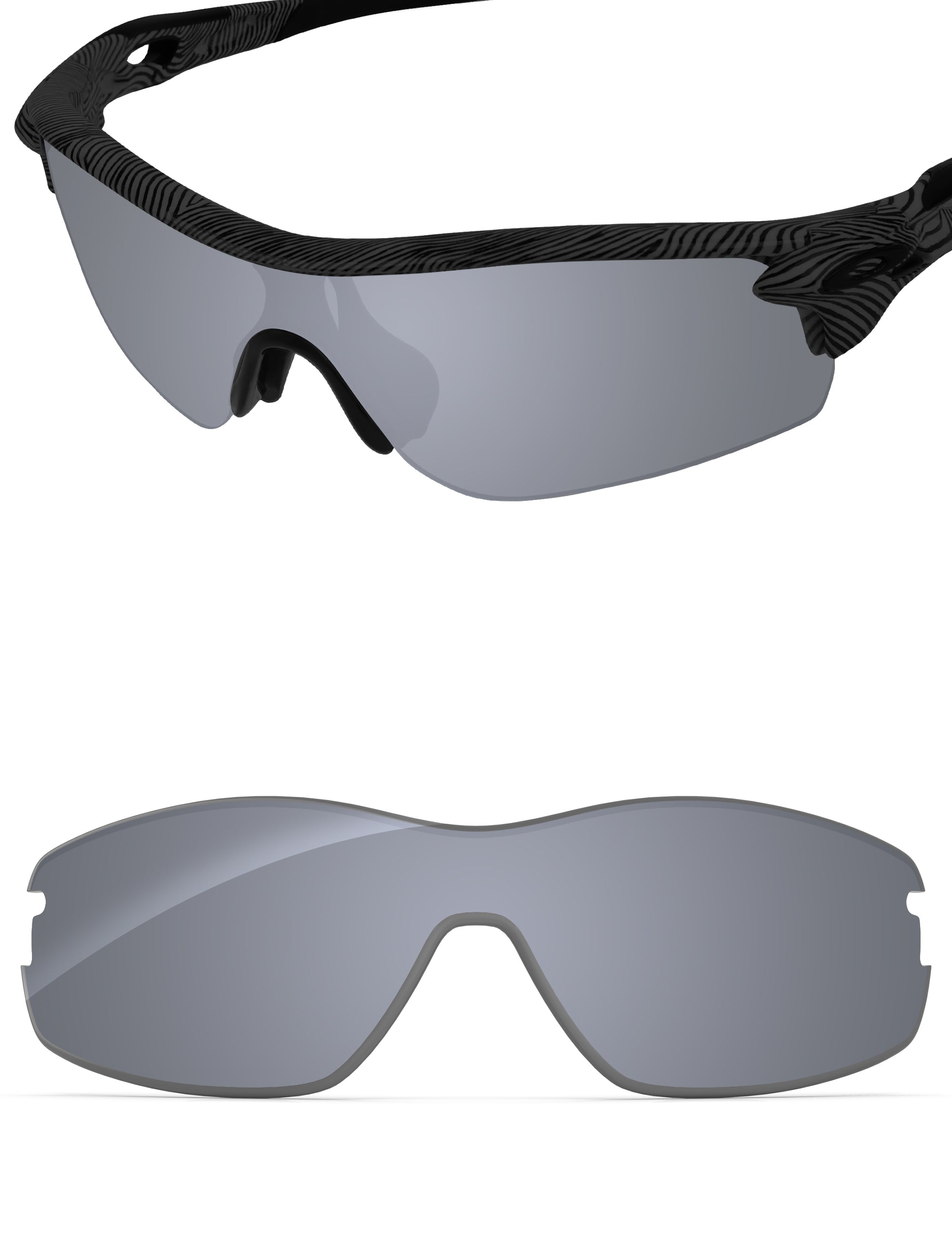 Silver Metallic FlashMirror™-Non-Polarized