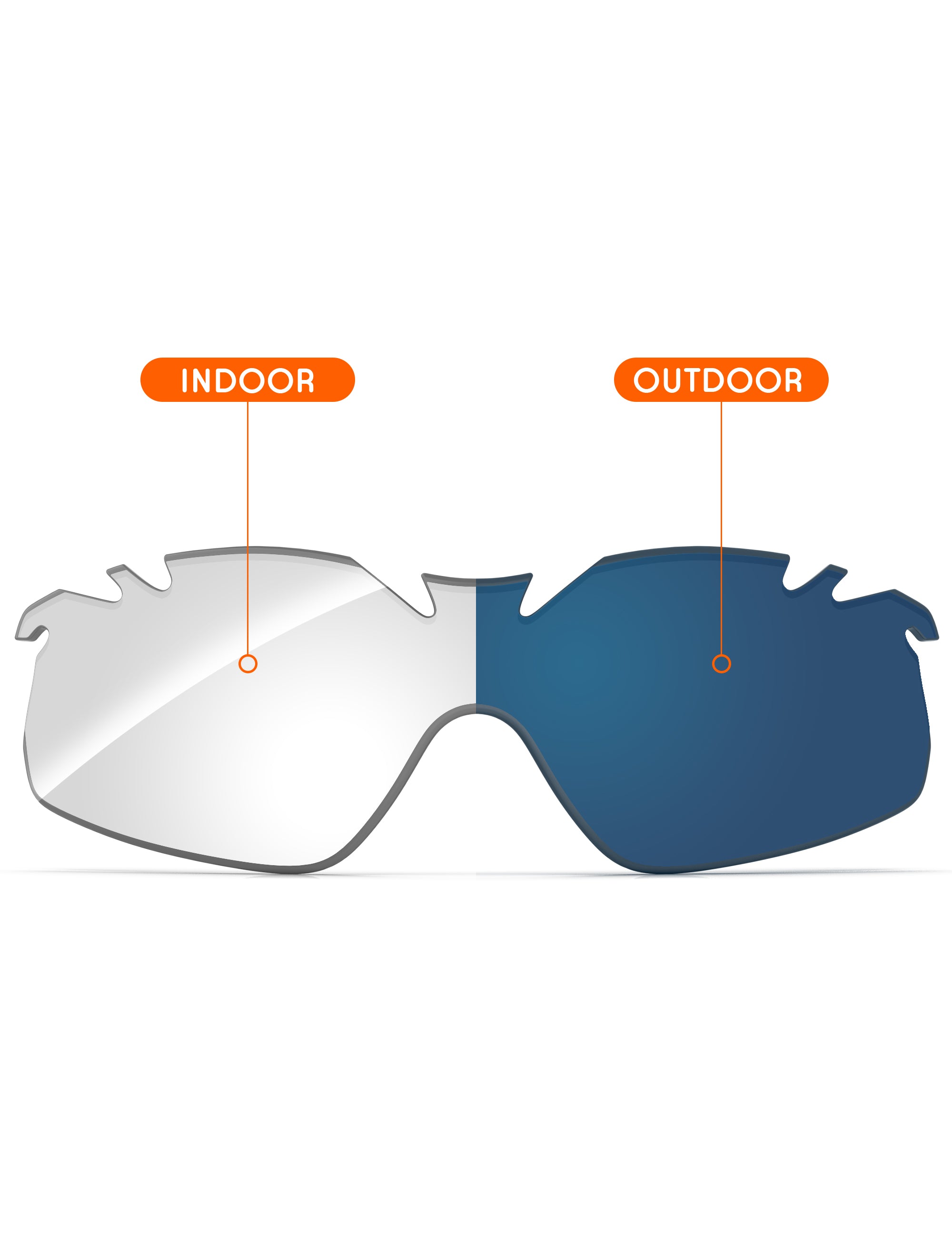 Adapt Blue Photochromic-Non-Polarized