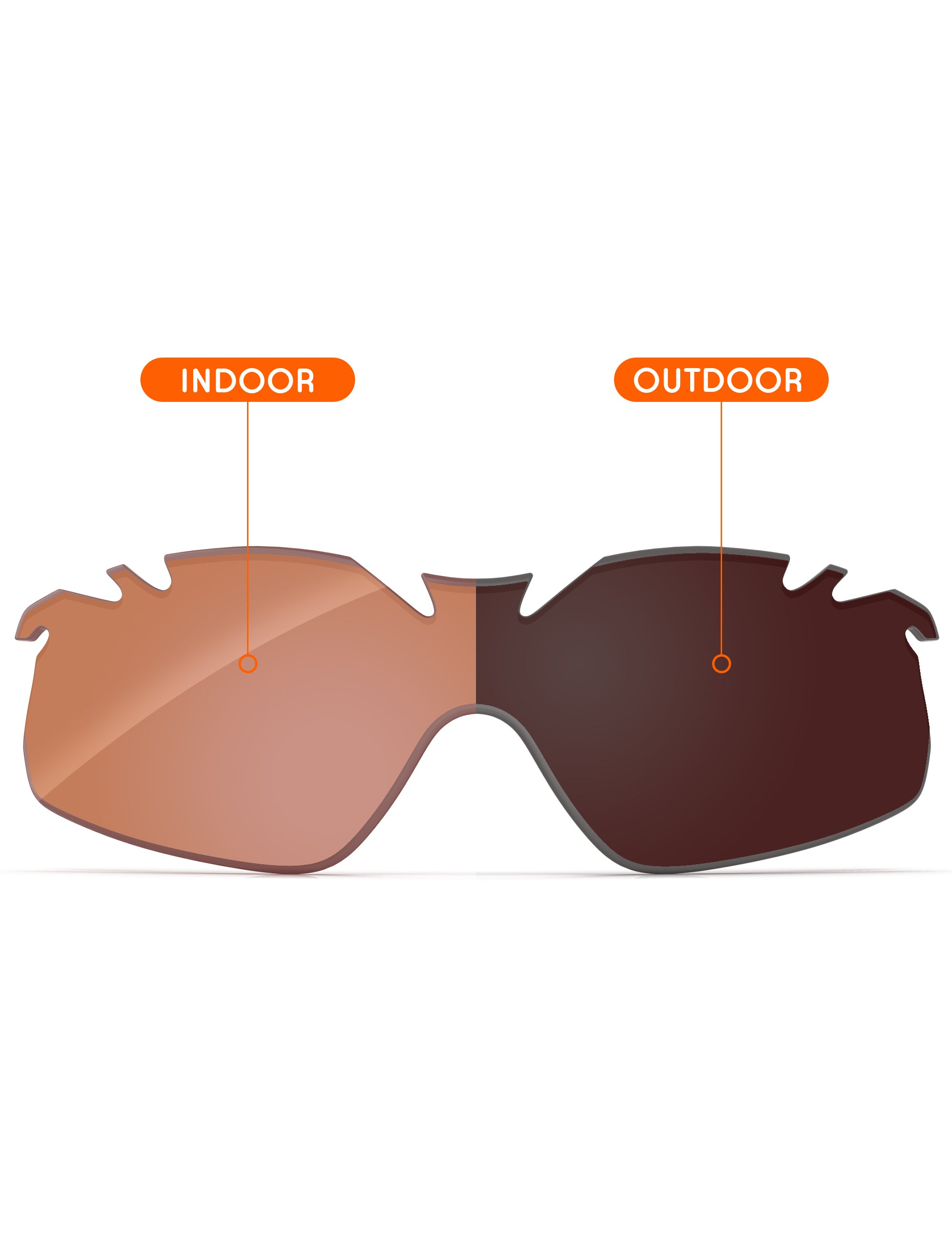 Orange Tint Photochromic-Non-Polarized