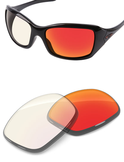 Fire Red FlashMirror™ Photochromic-Non-Polarized