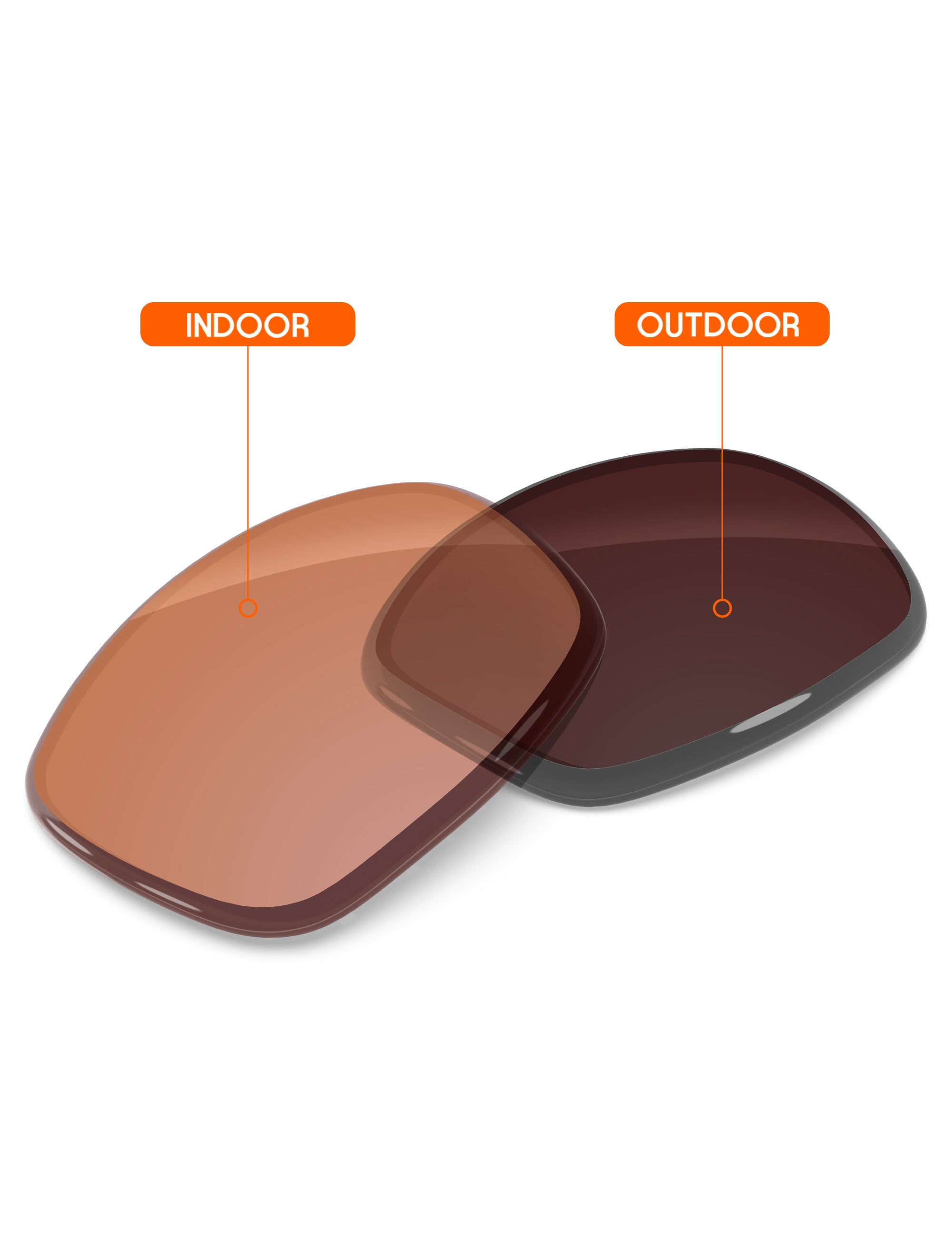 Orange Tint Photochromic-Non-Polarized
